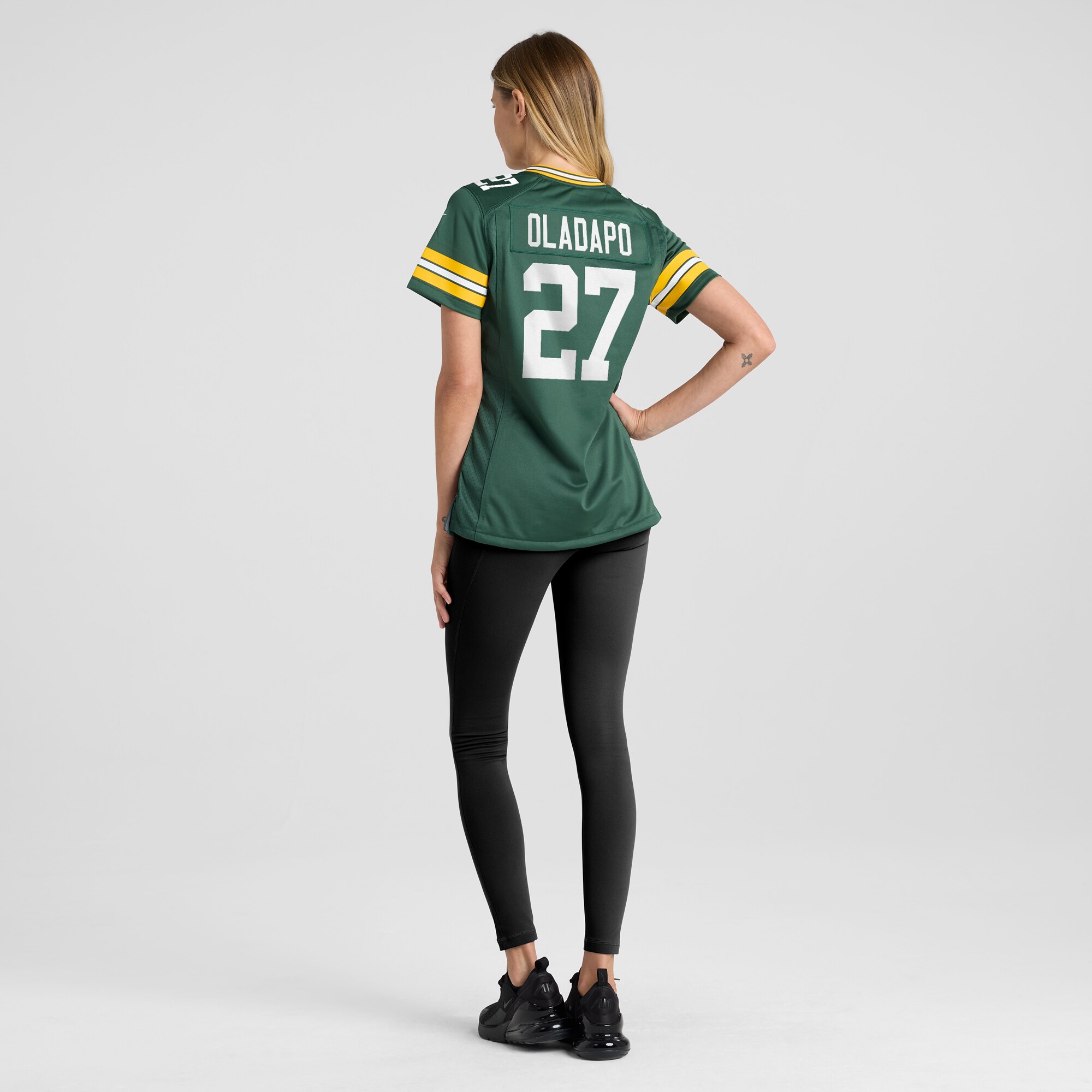 Kitan Oladapo Green Bay Packers Game Jersey - Women's - Image 5