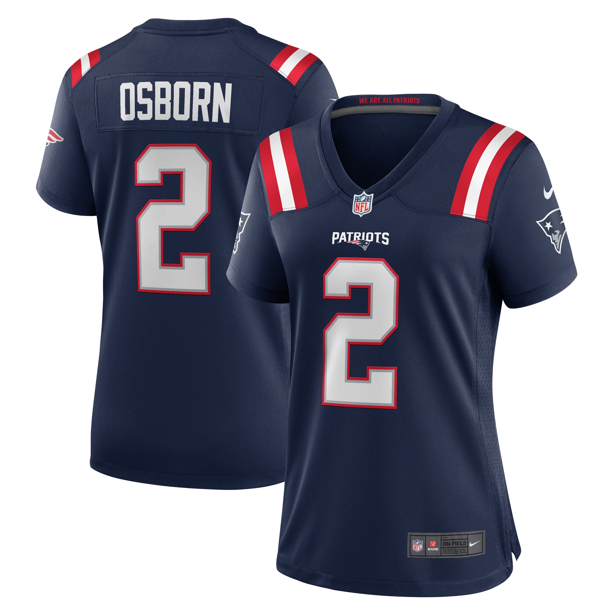 K.J. Osborn New England Patriots Game Jersey - Women's