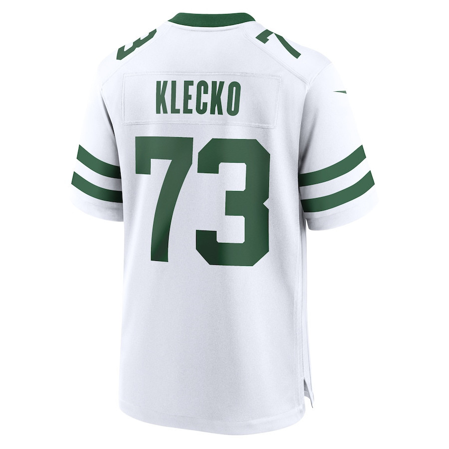 Klecko White #73 New York Jets Retired Player Game Jersey - Men's - Image 3
