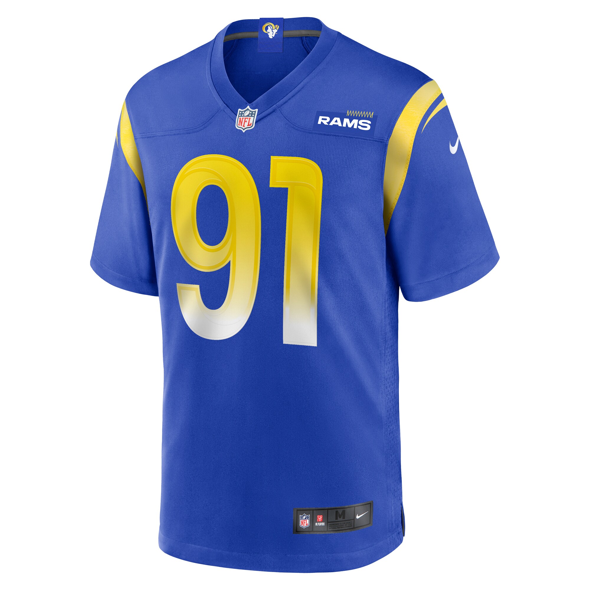 Alternative view of Kobie Turner Los Angeles Rams Game Jersey - Men's