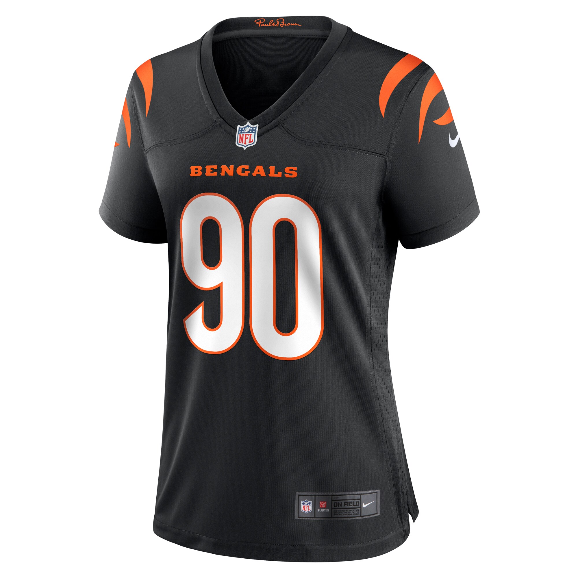 Alternative view of Kris Jenkins Jr. Cincinnati Bengals Game Jersey - Women's