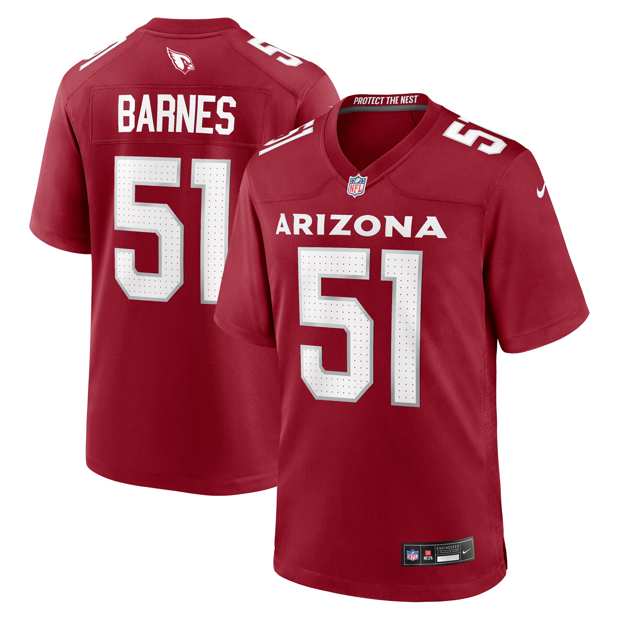 Krys Barnes Arizona Cardinals Game Jersey - Men's