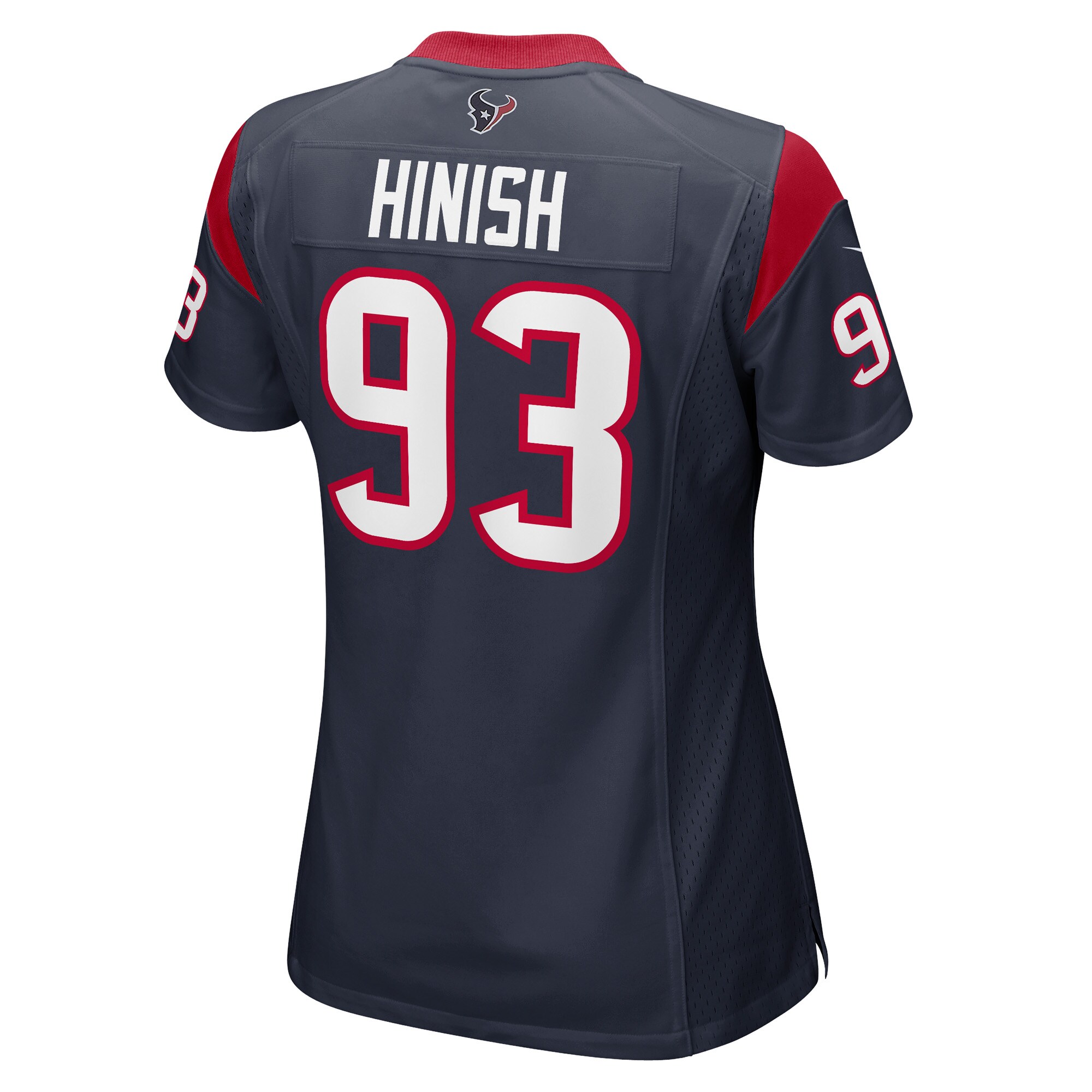 Kurt Hinish Houston Texans Game Jersey - Women's - Image 3