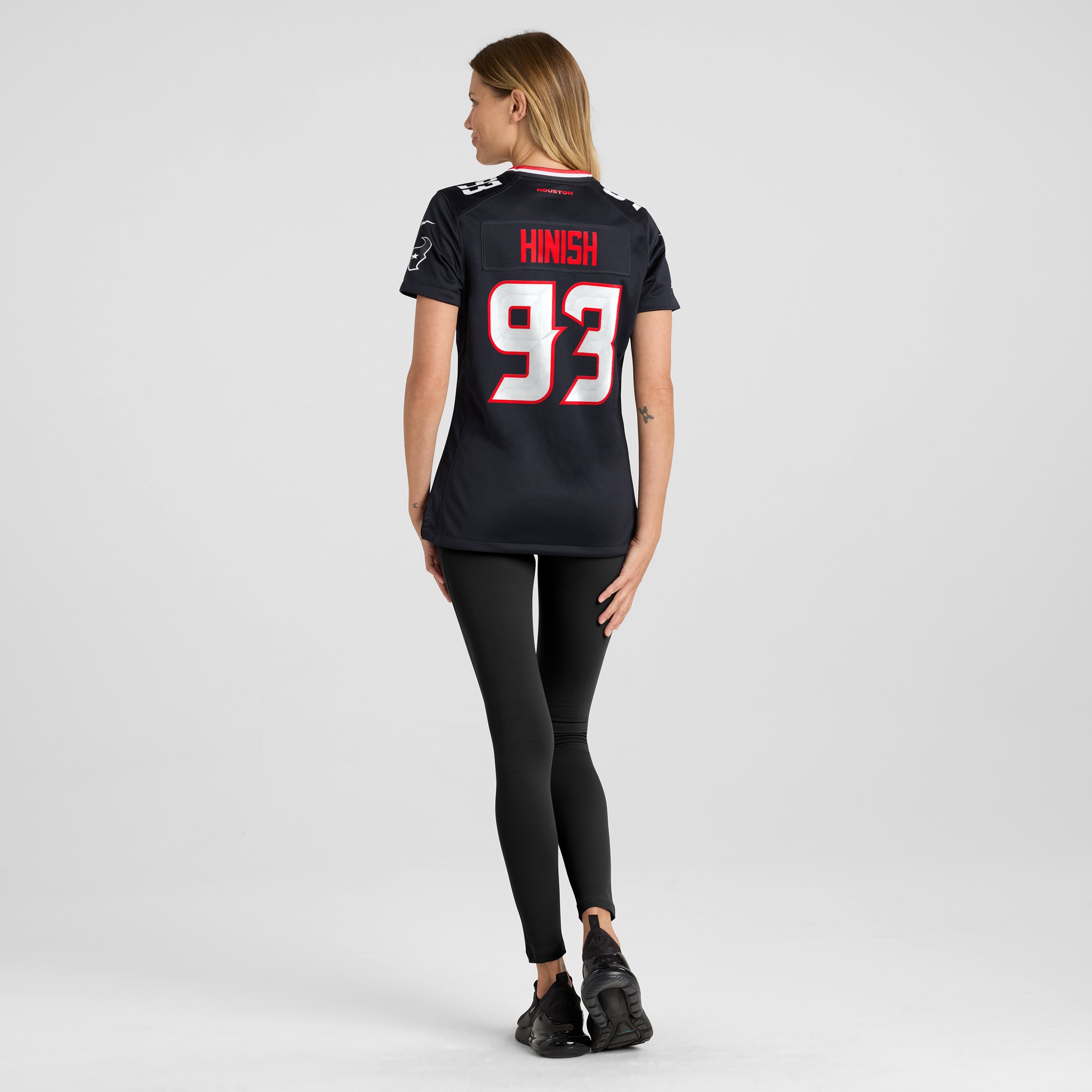 Kurt Hinish Houston Texans Game Jersey - Women's - Image 5