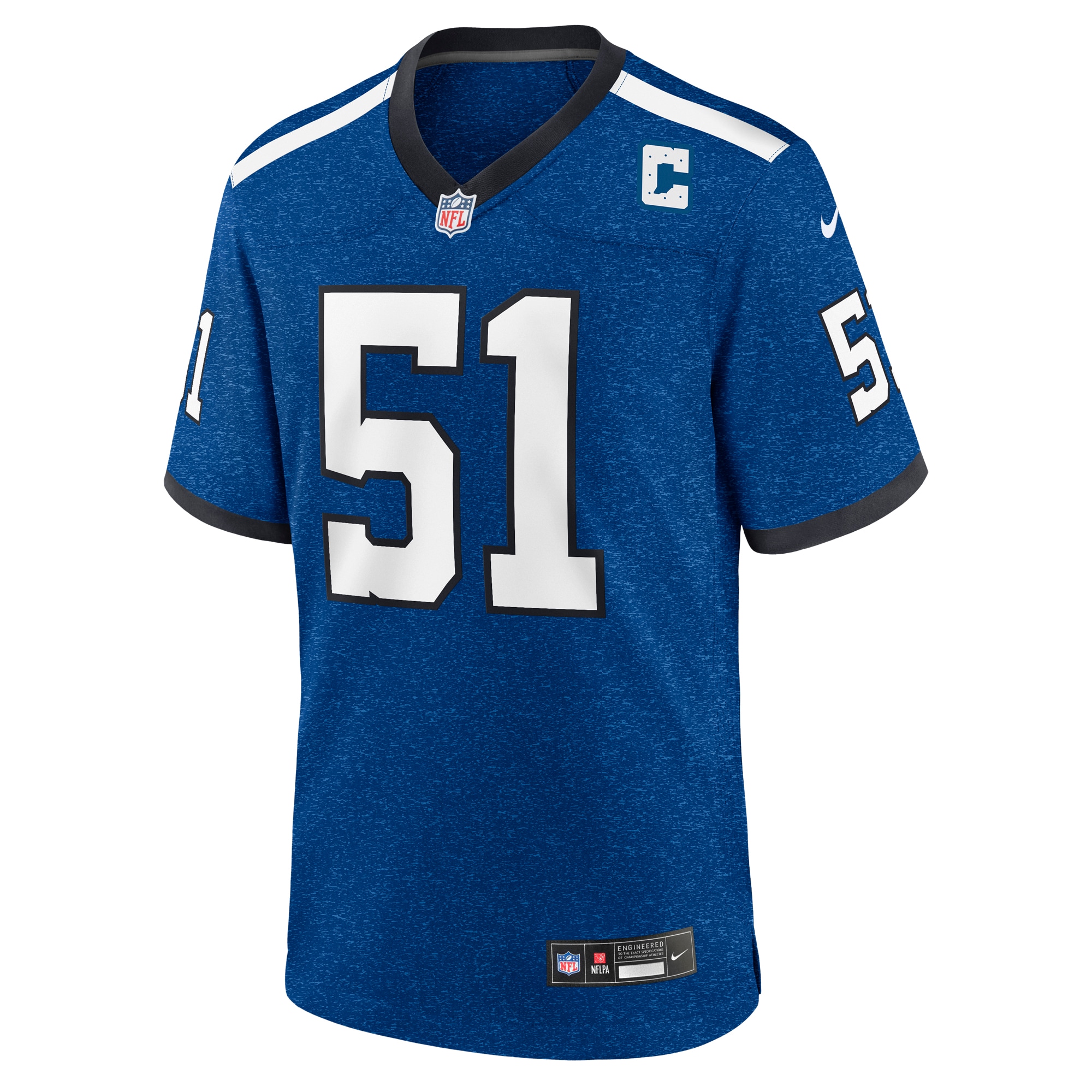 Alternative view of Kwity Paye Indianapolis Colts Alternate Game Jersey - Men's