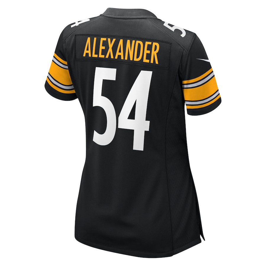 Kwon Alexander #54 Pittsburgh Steelers Game Jersey - Women's | Black - Image 3