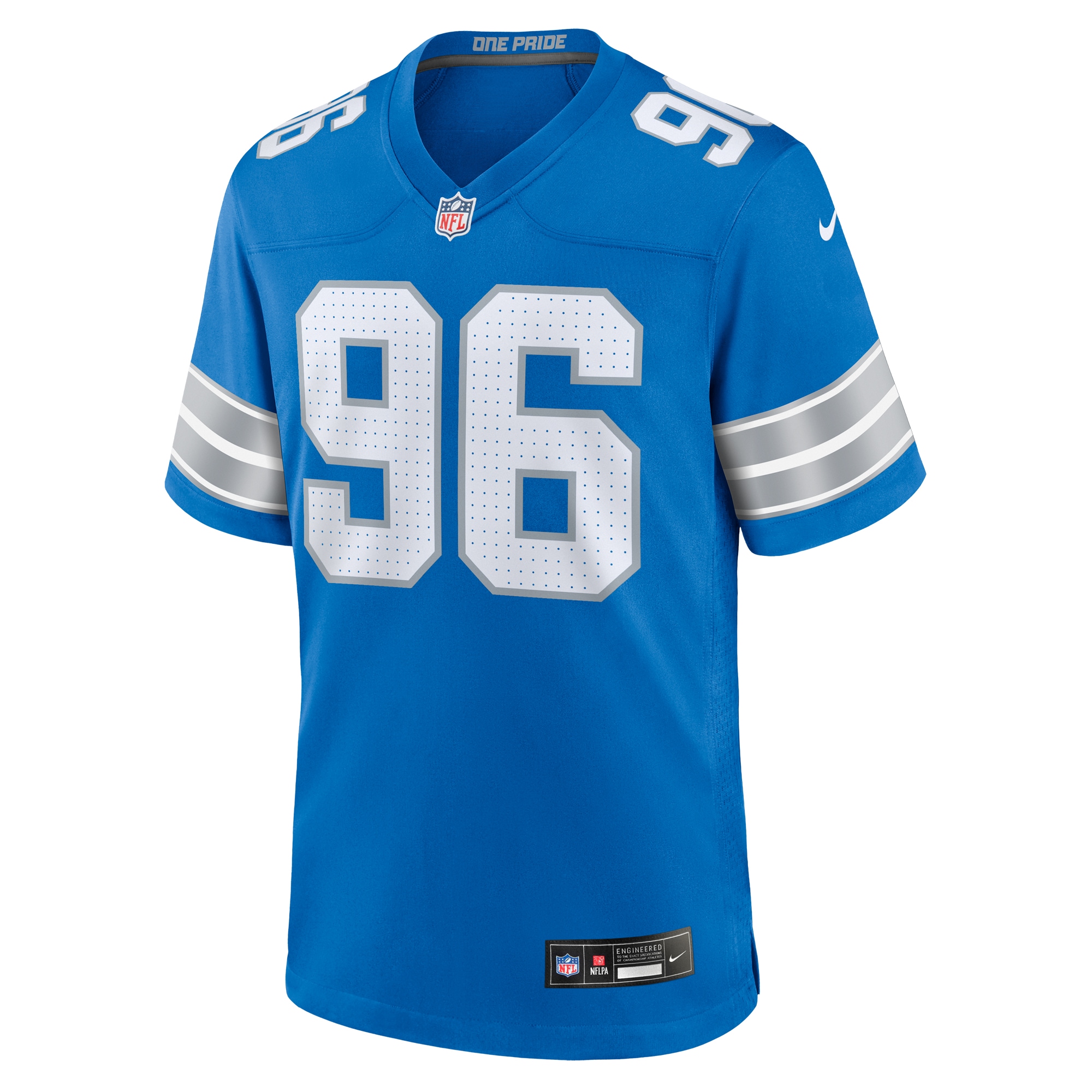 Alternative view of Kyle Peko Detroit Lions Game Jersey - Men's