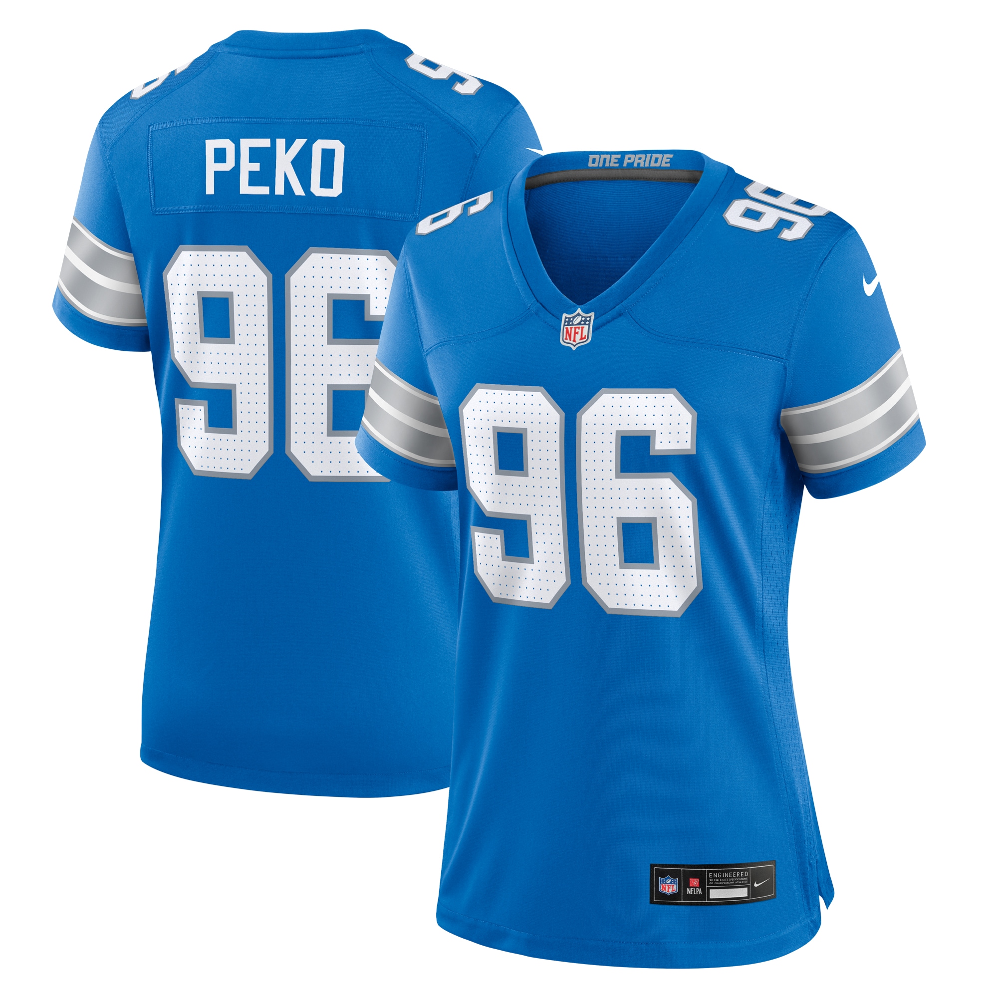 Kyle Peko Detroit Lions Game Jersey - Women's