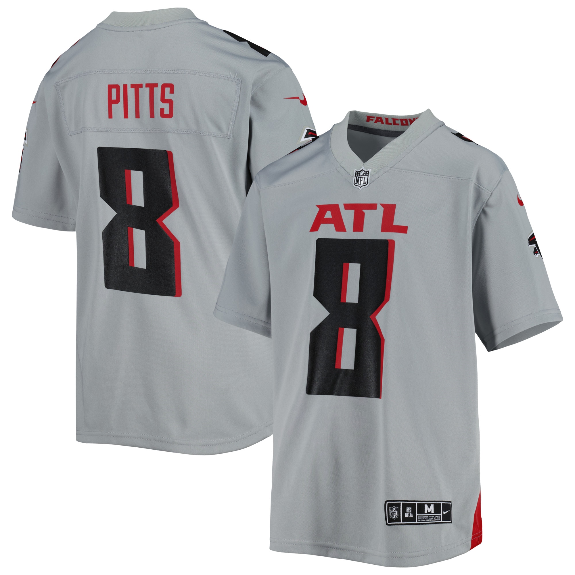 Kyle Pitts Atlanta Falcons Inverted Game Jersey - Youth