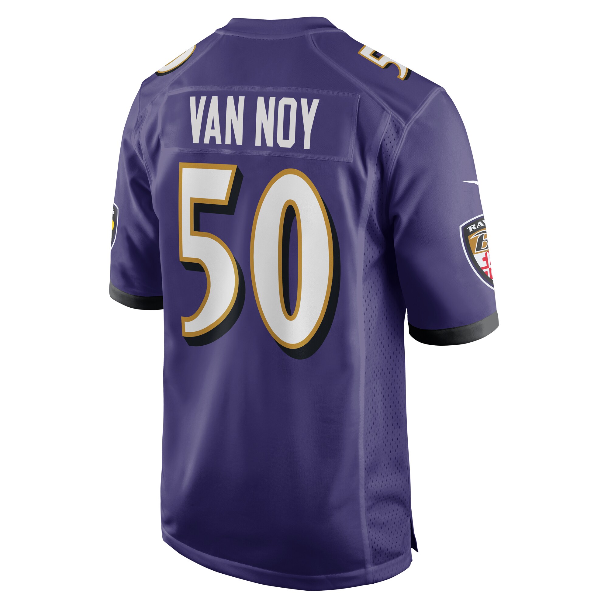 Kyle Van Noy Baltimore Ravens Game Jersey - Men's - Image 3