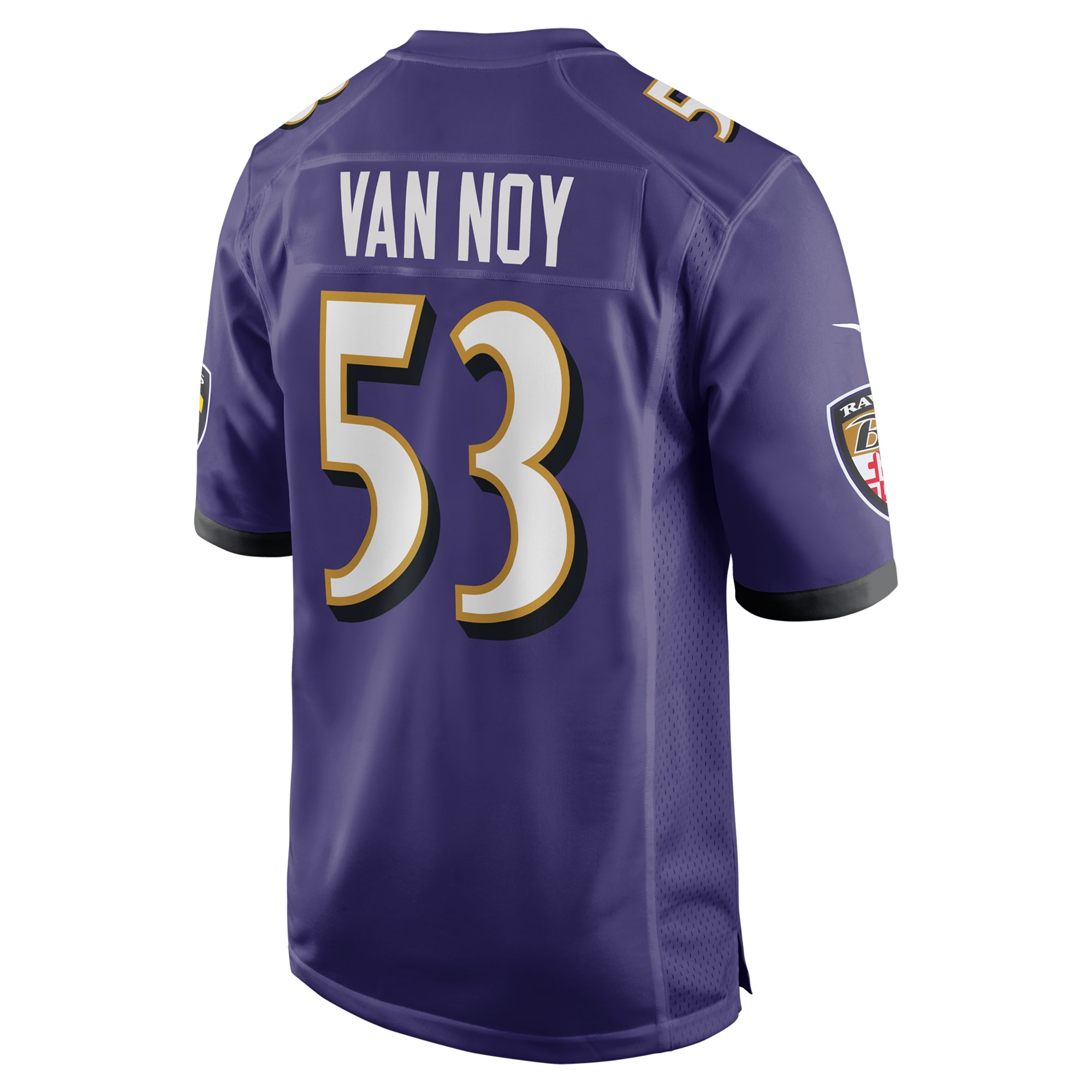 Kyle Van Noy Baltimore Ravens Game Jersey - Men's - Image 3