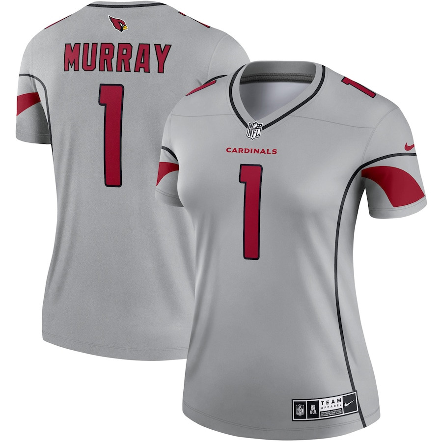 Kyler Murray #1 Arizona Cardinals Inverted Legend Jersey - Women's | Gray