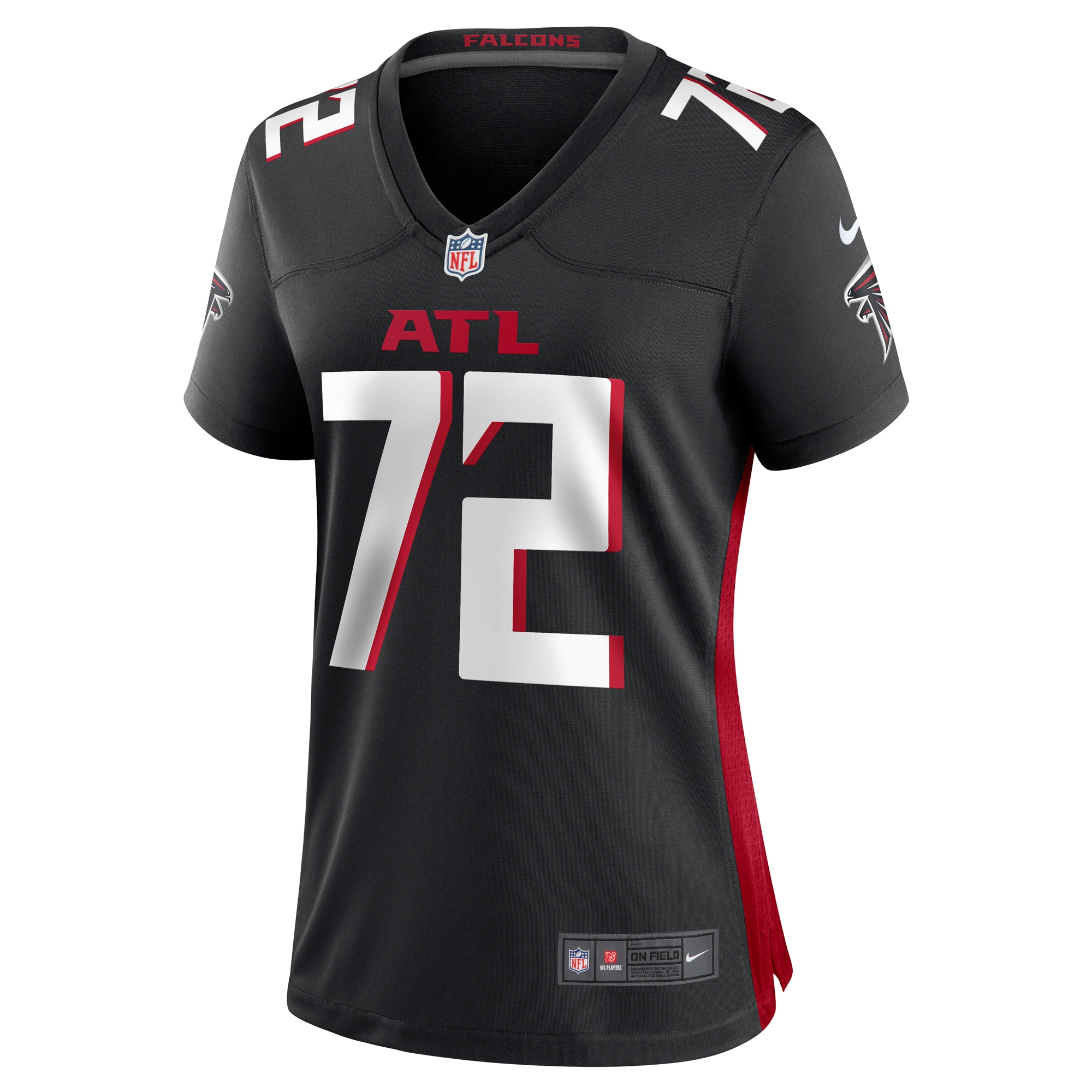 Alternative view of LaCale London Atlanta Falcons Game Jersey - Women's