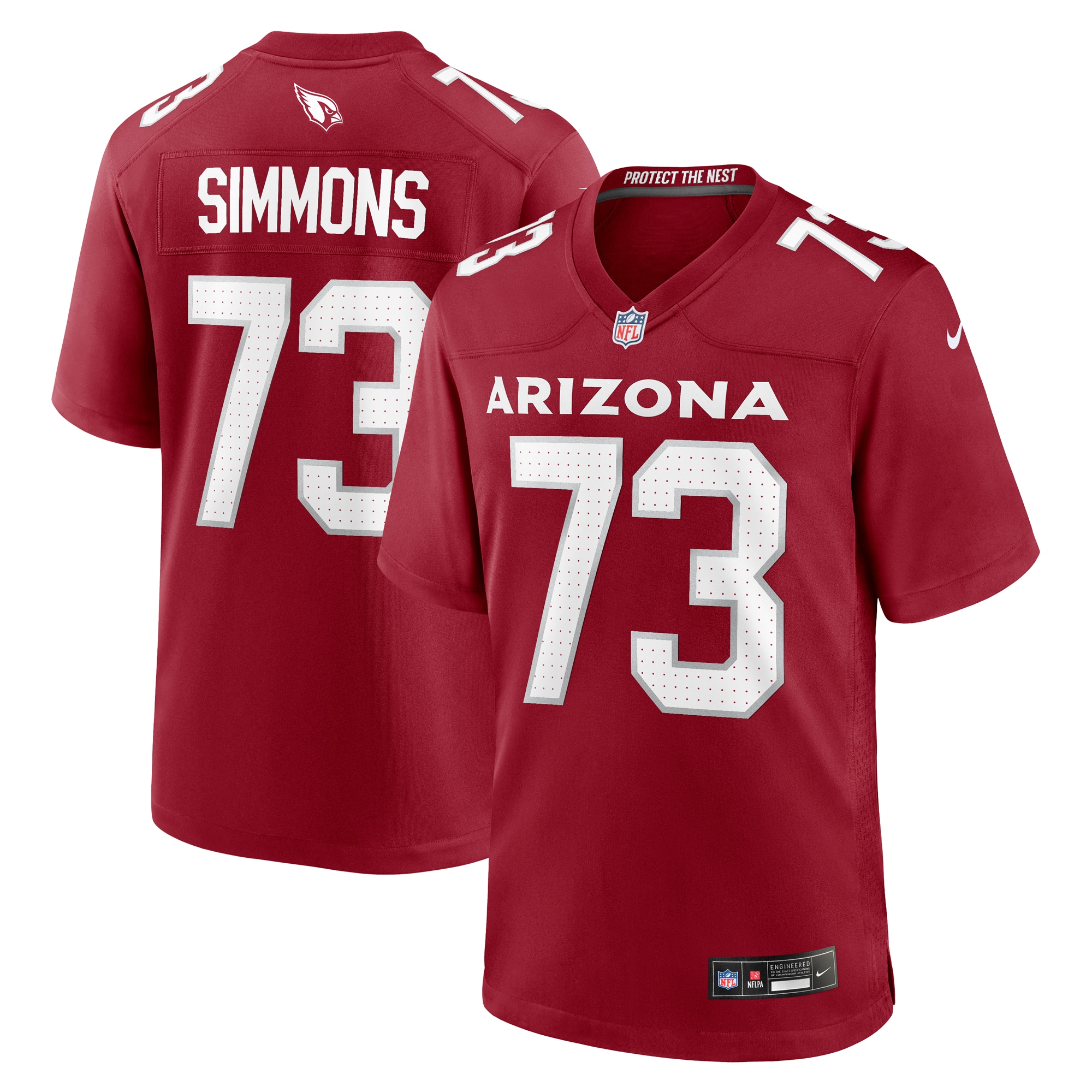 Lachavious Simmons Arizona Cardinals Game Jersey - Men's