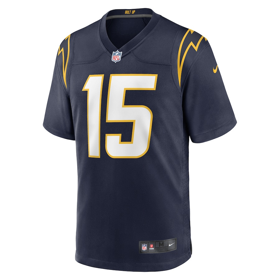 Alternative view of Ladd McConkey #15 Los Angeles Chargers Alternate Game Jersey - Men's | Navy