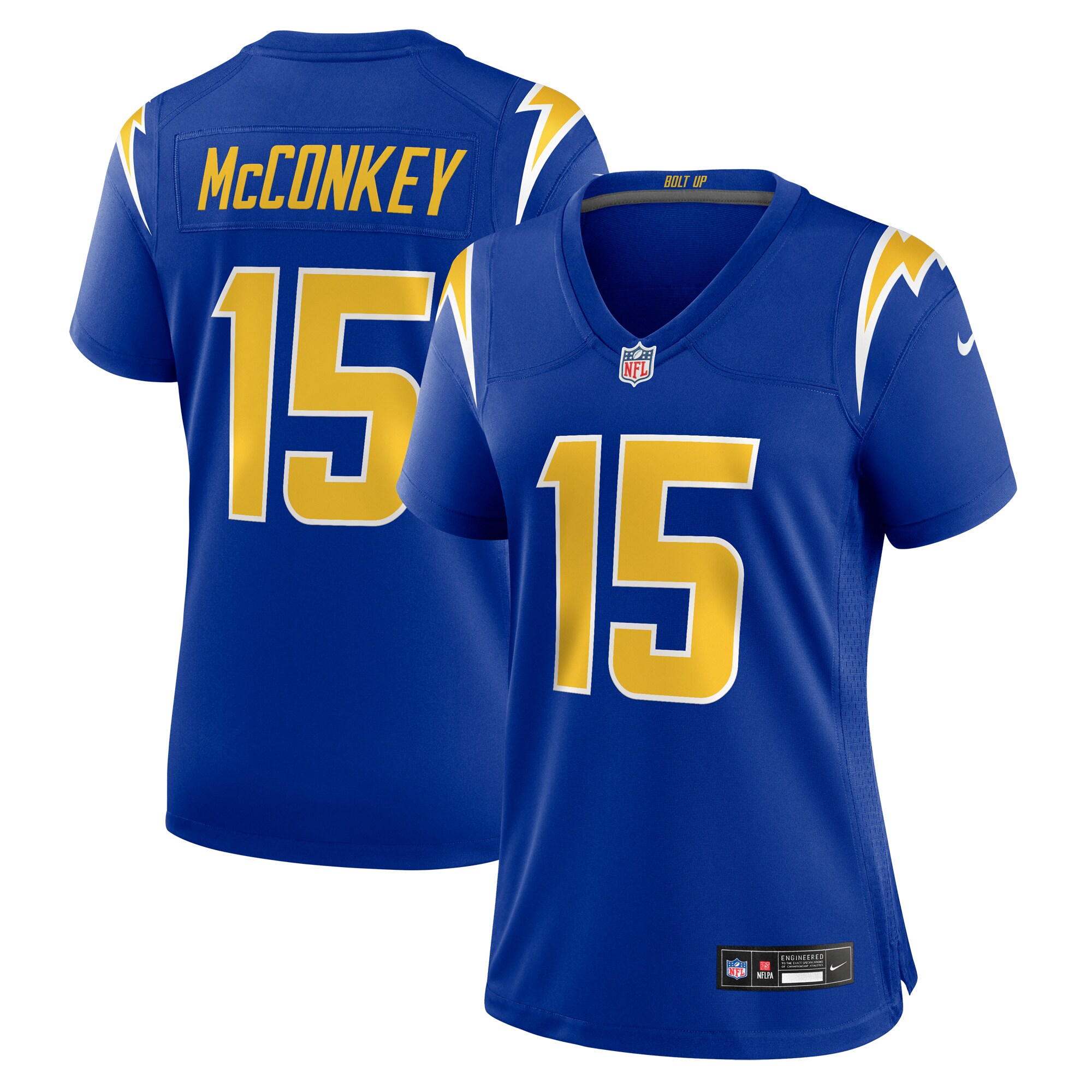Ladd McConkey Los Angeles Chargers Alternate Game Jersey - Women's