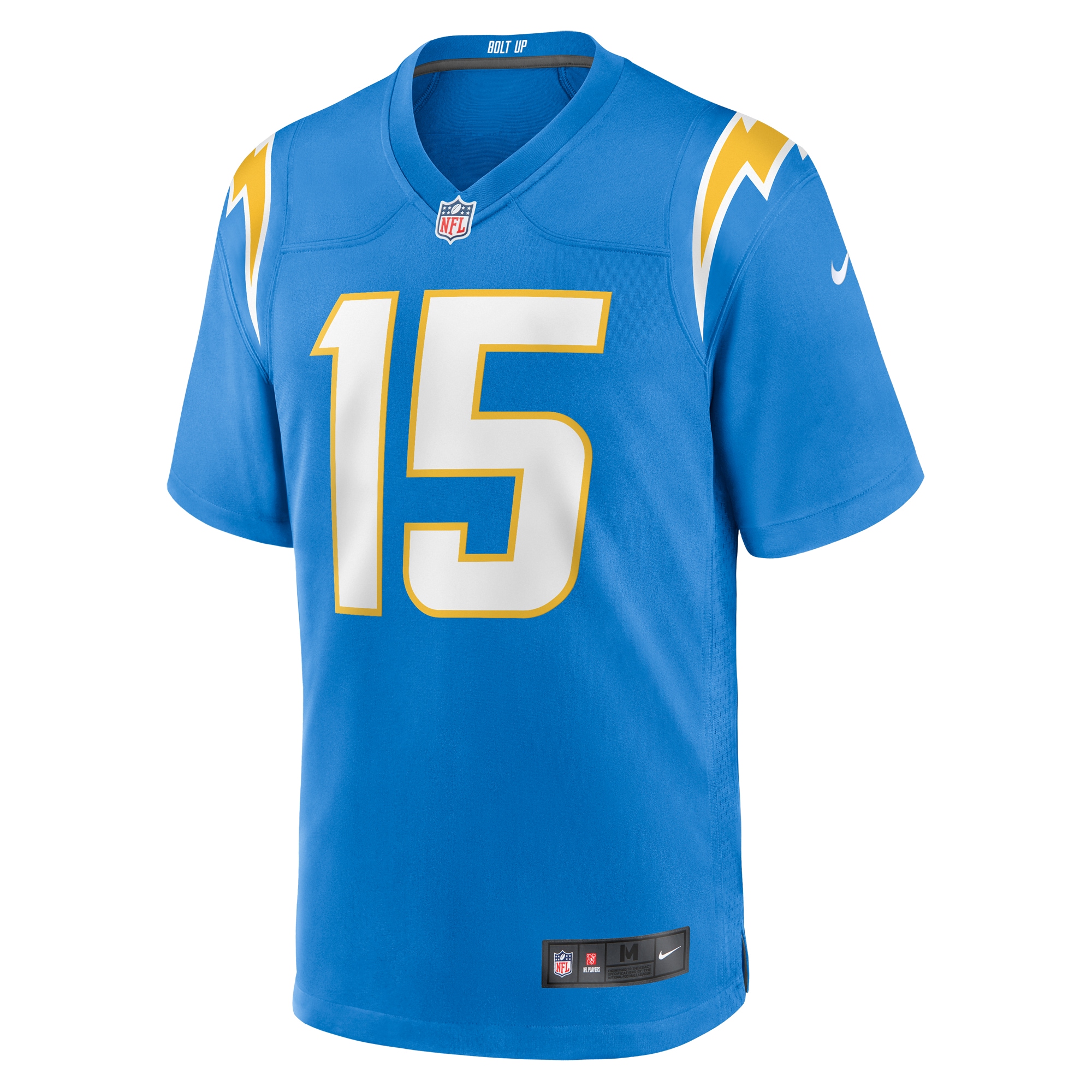 Alternative view of Ladd McConkey Los Angeles Chargers Game Jersey - Men's