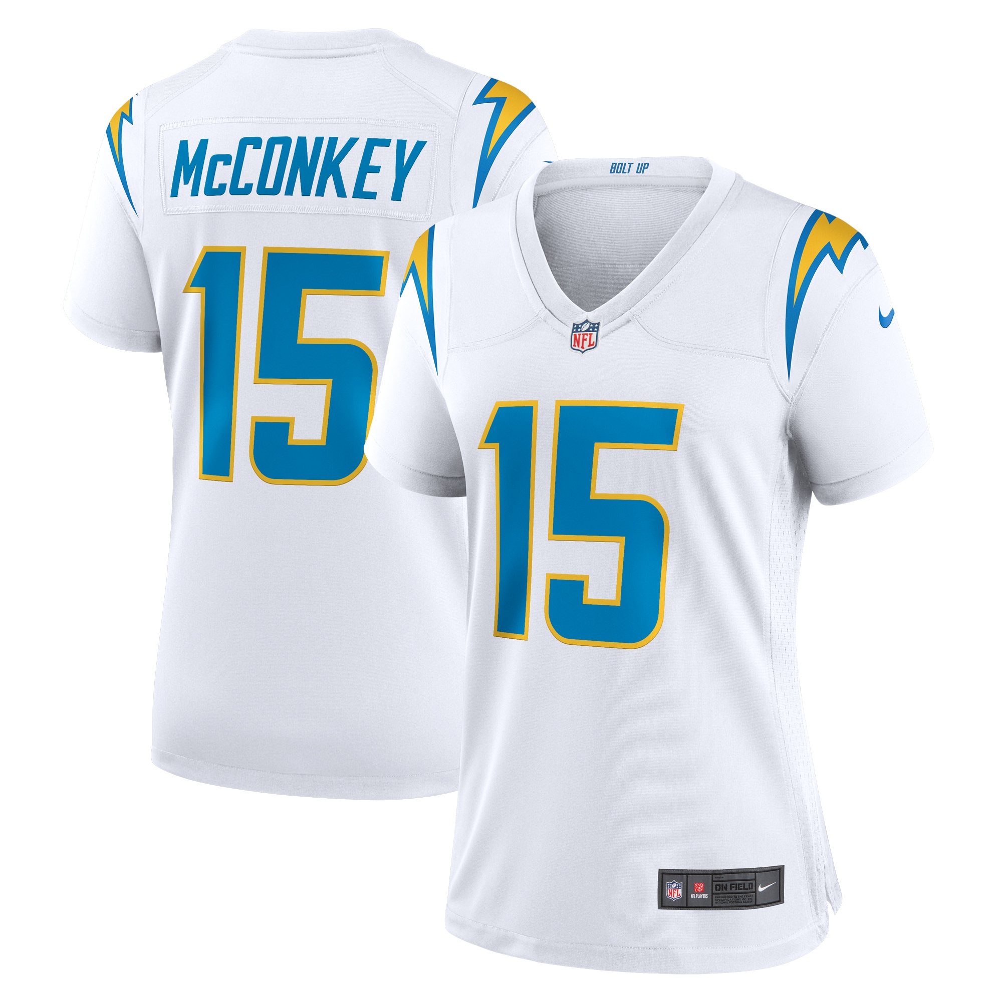 Ladd McConkey Los Angeles Chargers Game Jersey - Women's