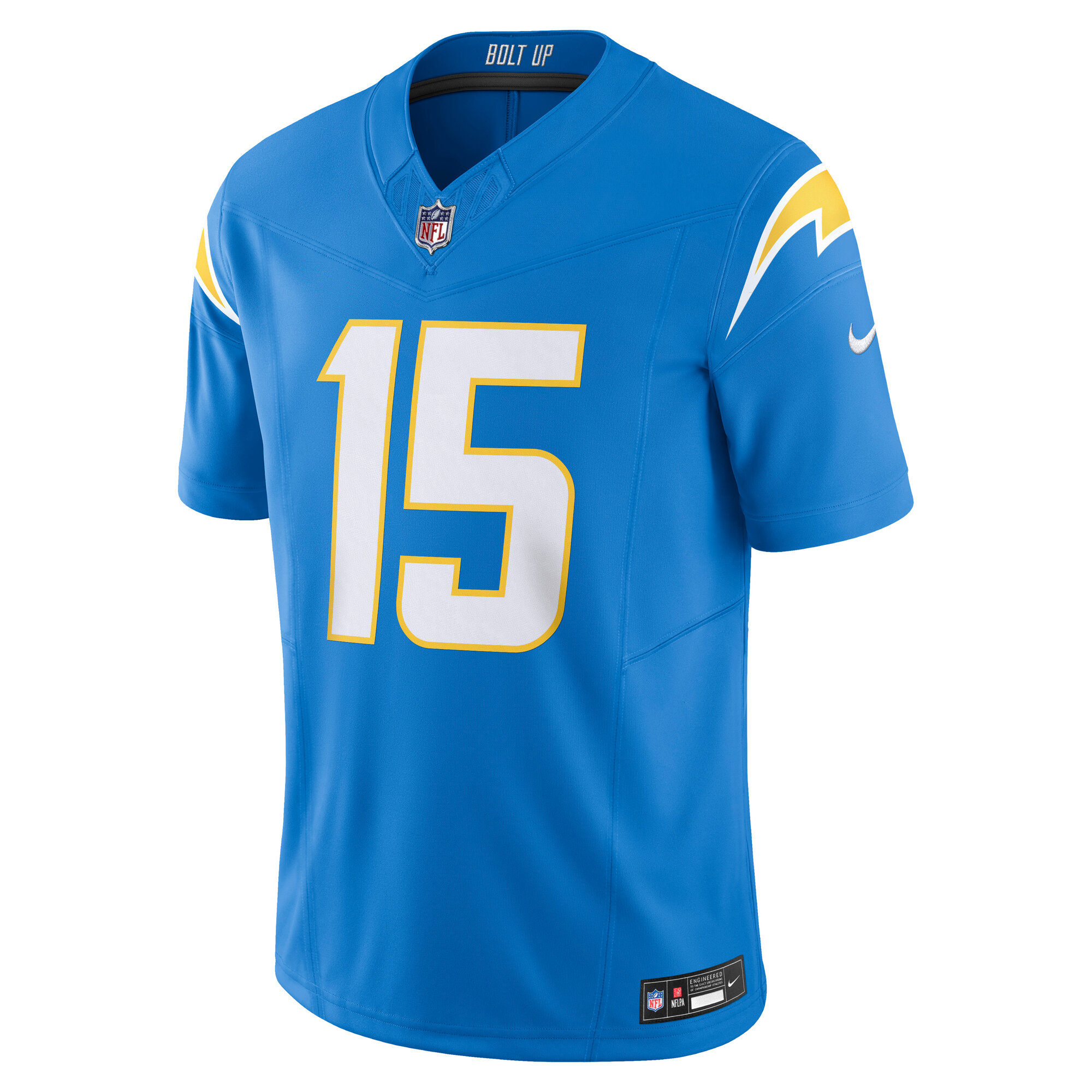 Alternative view of Ladd McConkey Los Angeles Chargers Vapor F.U.S.E. Limited Jersey - Men's