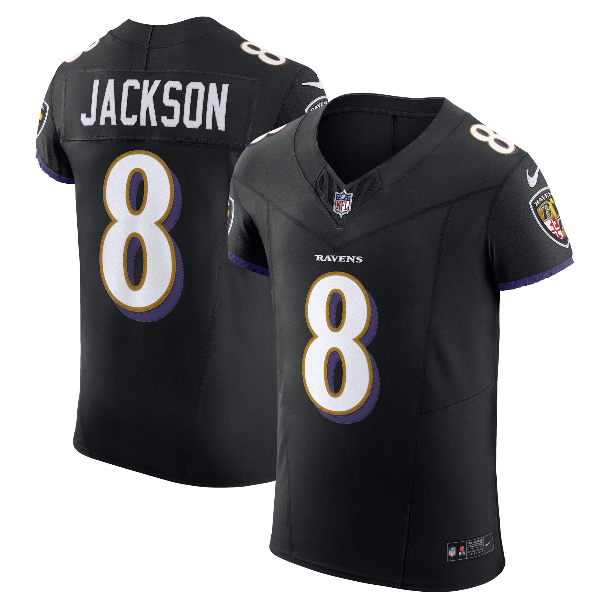 Lamar Jackson Baltimore Ravens Alternate Elite Jersey - Men's