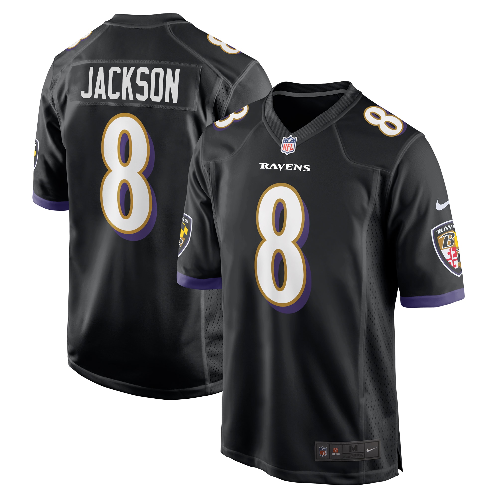 Lamar Jackson Baltimore Ravens Alternate Game Jersey - Men's