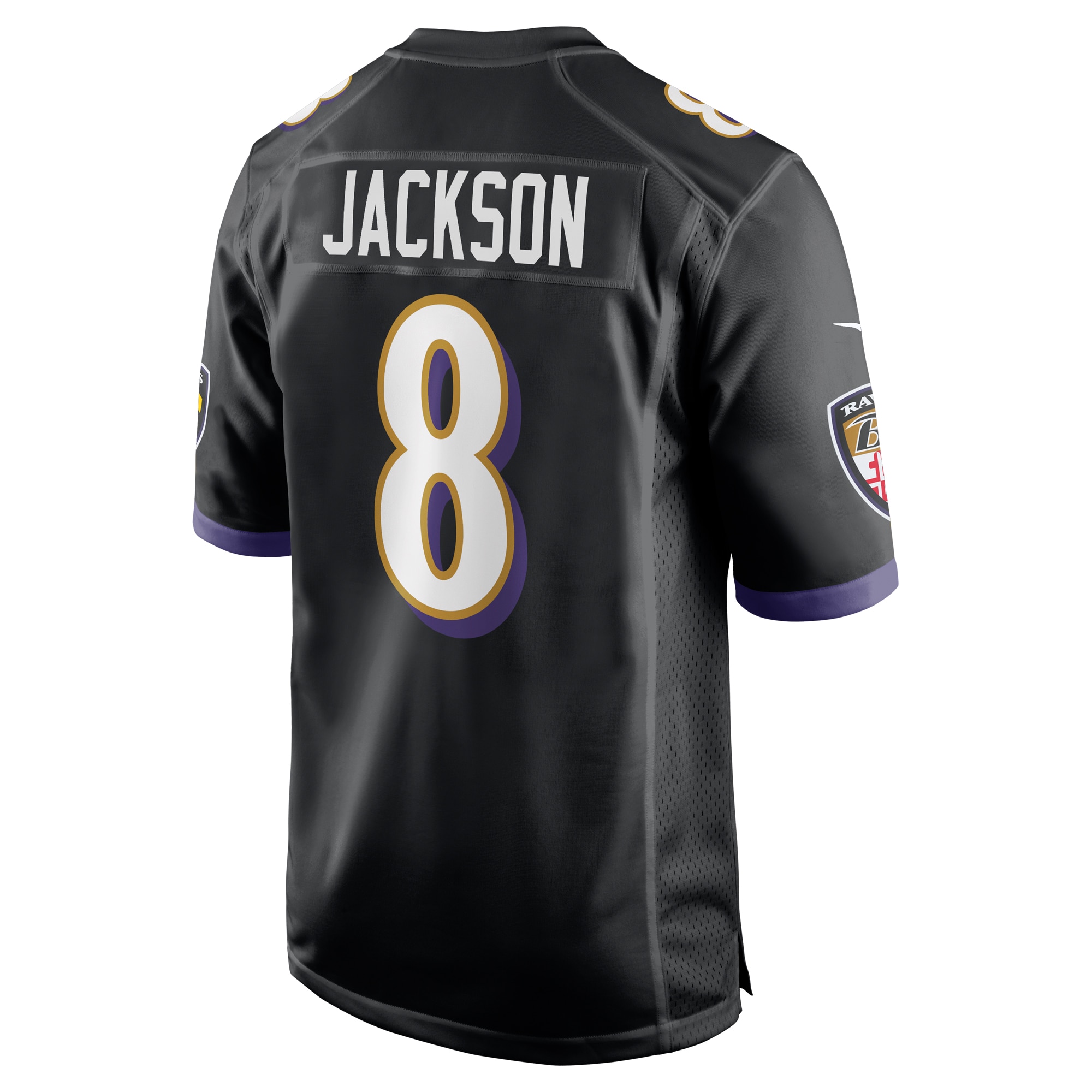 Lamar Jackson Baltimore Ravens Alternate Game Jersey - Men's - Image 3
