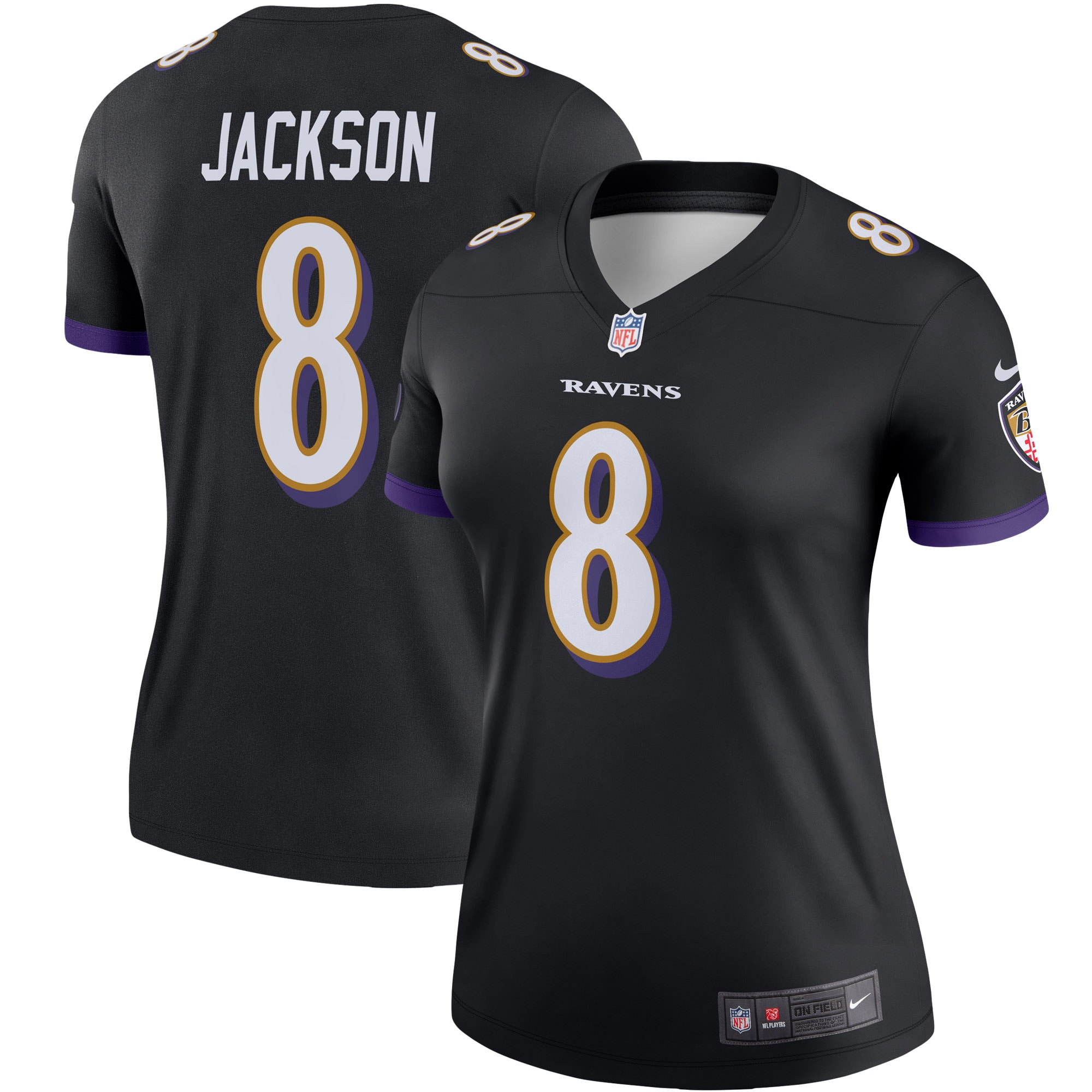 Lamar Jackson Baltimore Ravens Alternate Legend Jersey - Women's
