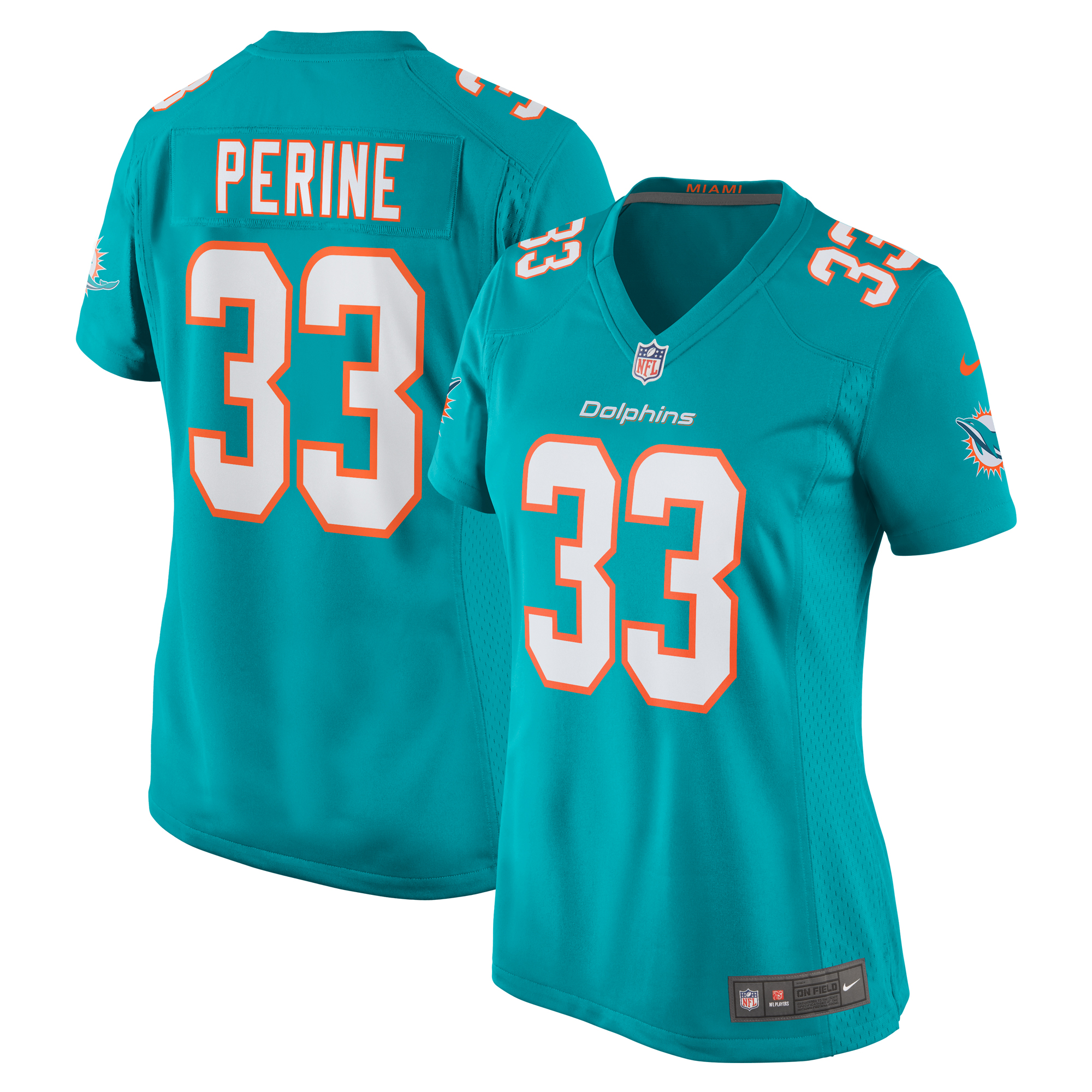 Lamical Perine Miami Dolphins Game Jersey - Women's