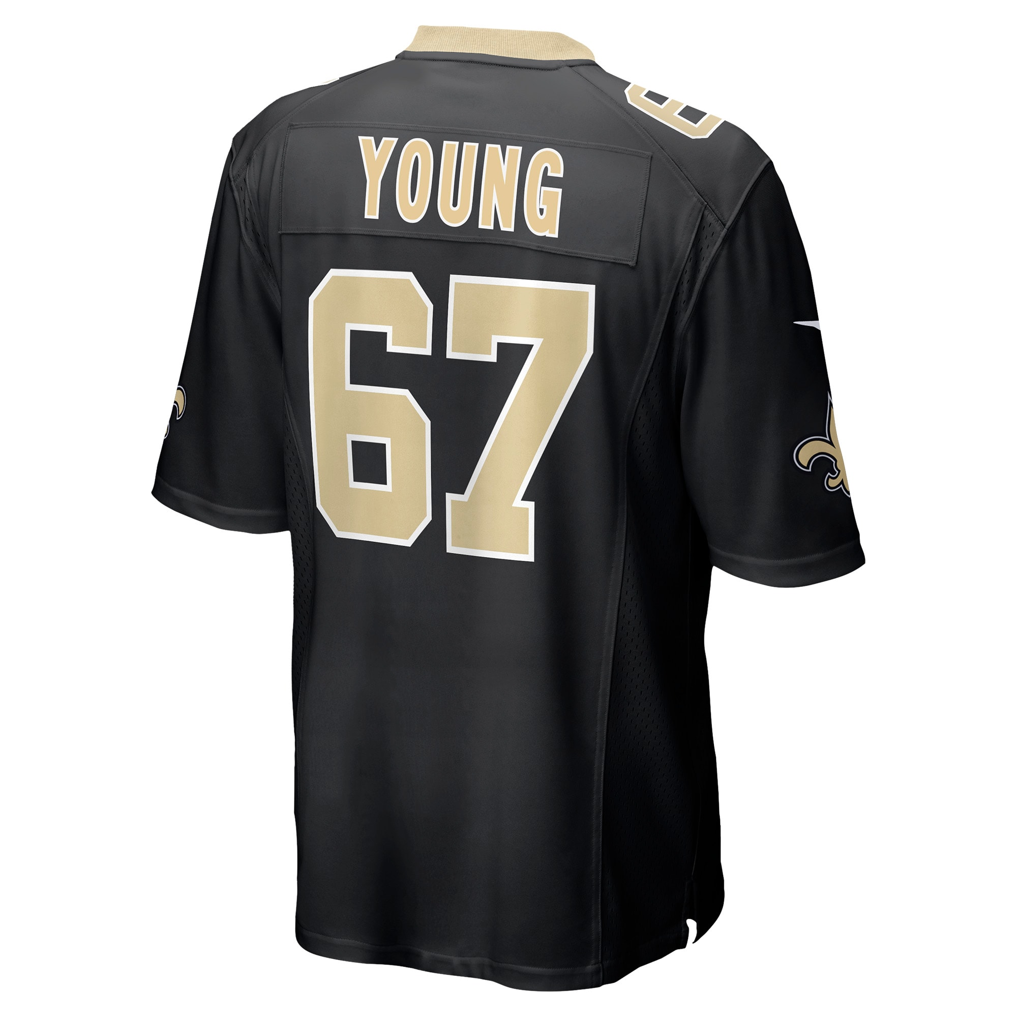 Landon Young New Orleans Saints Game Jersey - Men's - Image 3