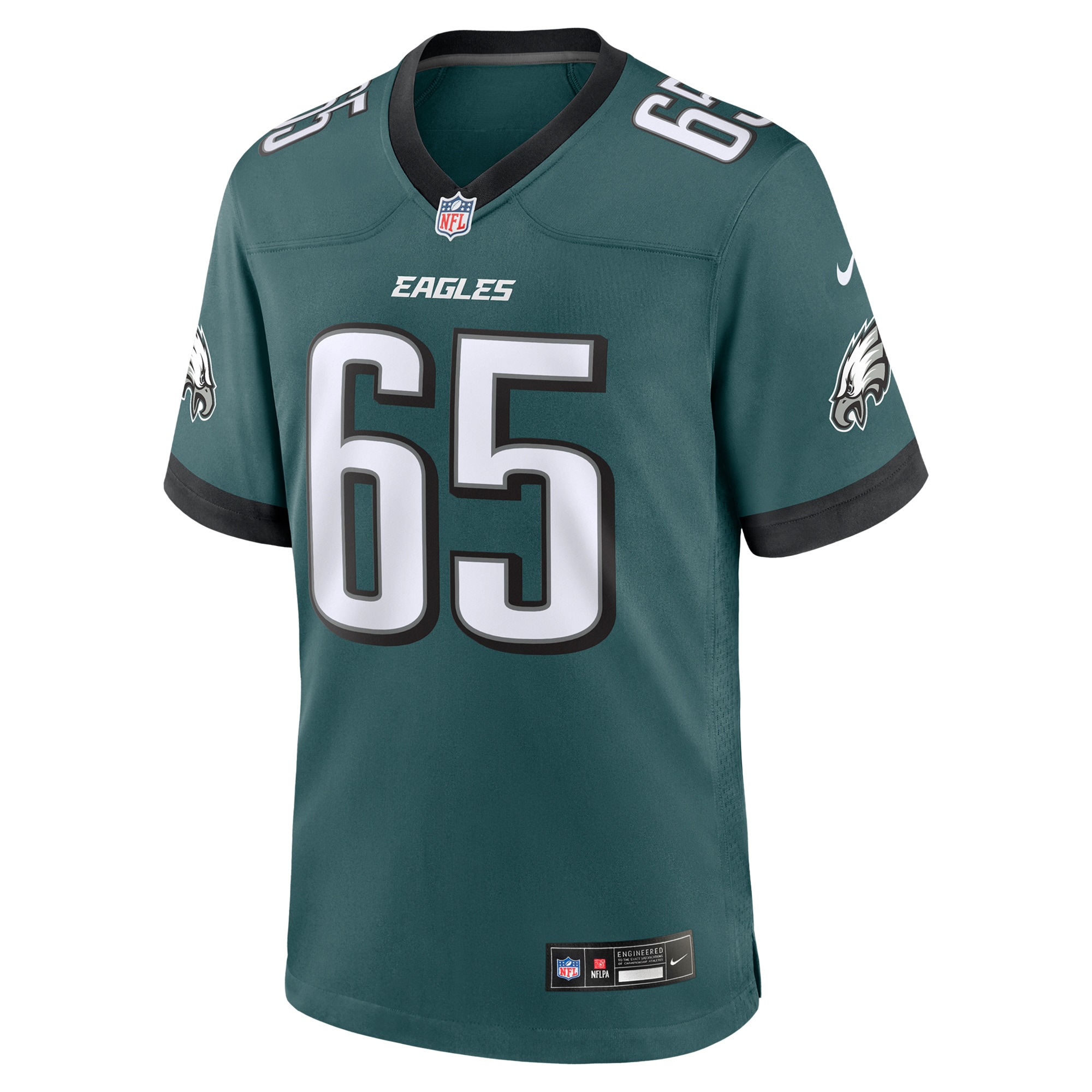 Alternative view of Lane Johnson Philadelphia Eagles Game Jersey - Men's