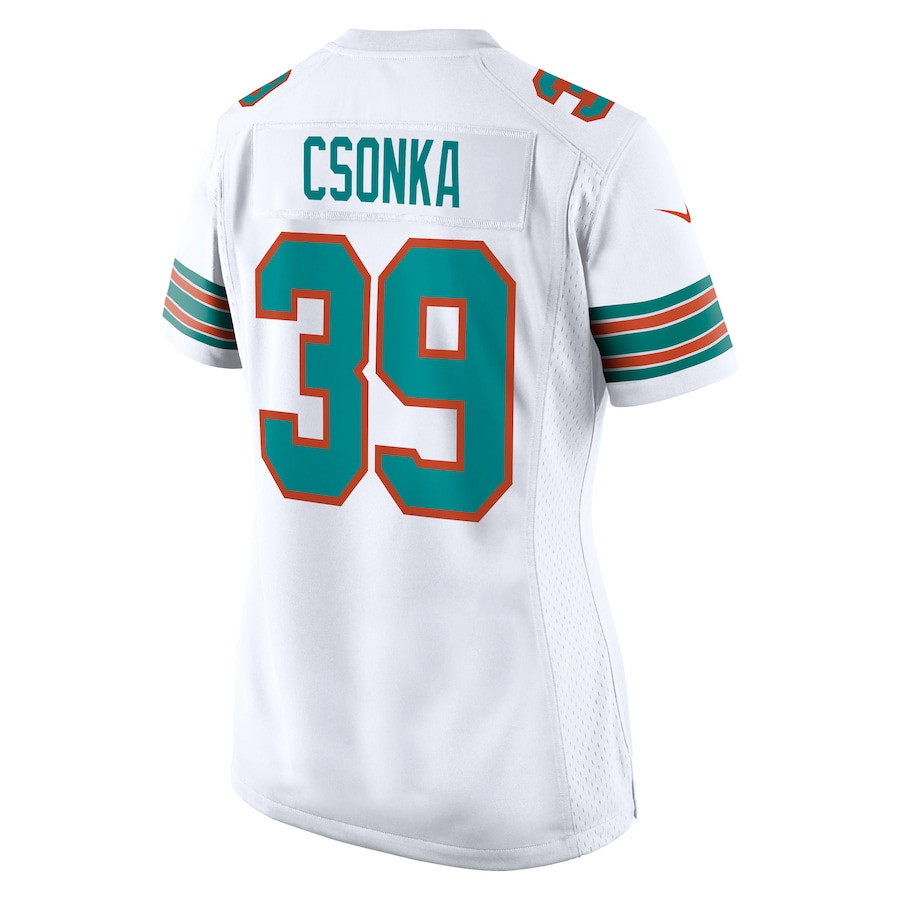 Larry Csonka #39 Miami Dolphins Game Jersey - Women's | White - Image 3