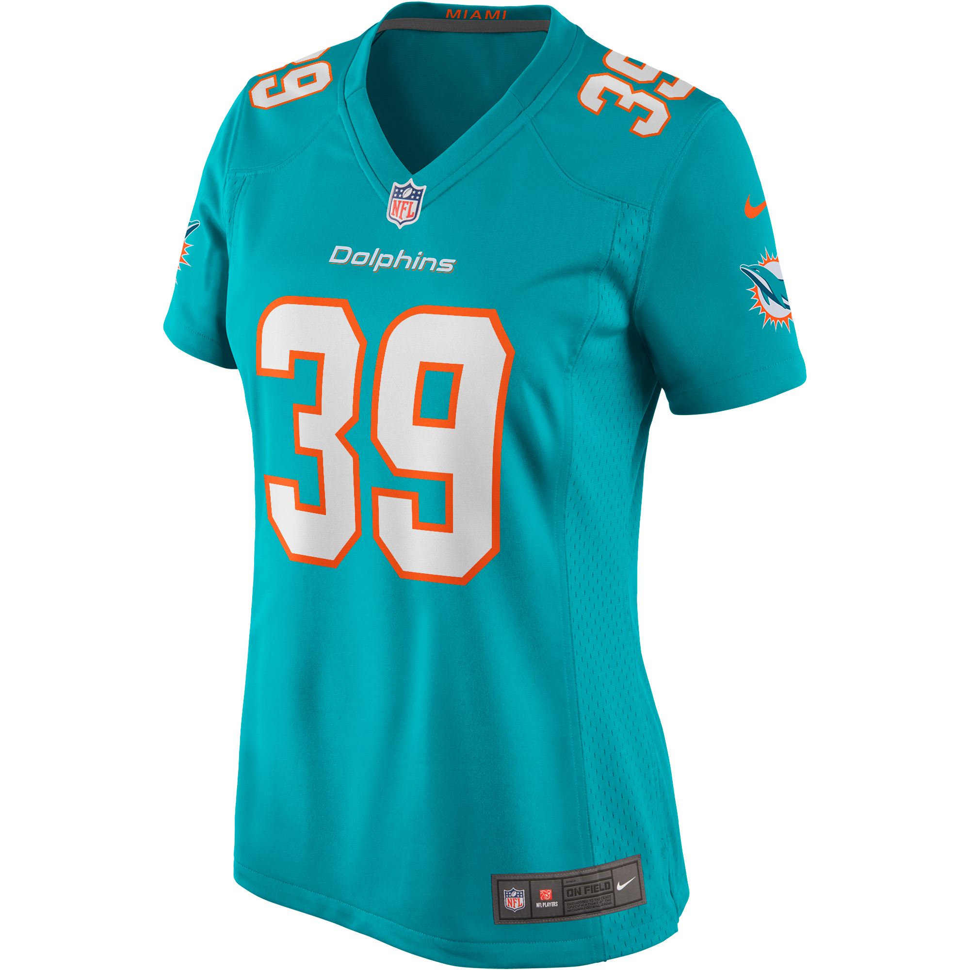Larry Csonka Miami Dolphins Retired Player Game Jersey - Women's - Image 2