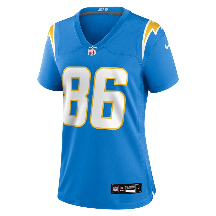 Alternative view of Laviska Shenault Jr. #86 Los Angeles Chargers Game Jersey - Women's | Powder Blue