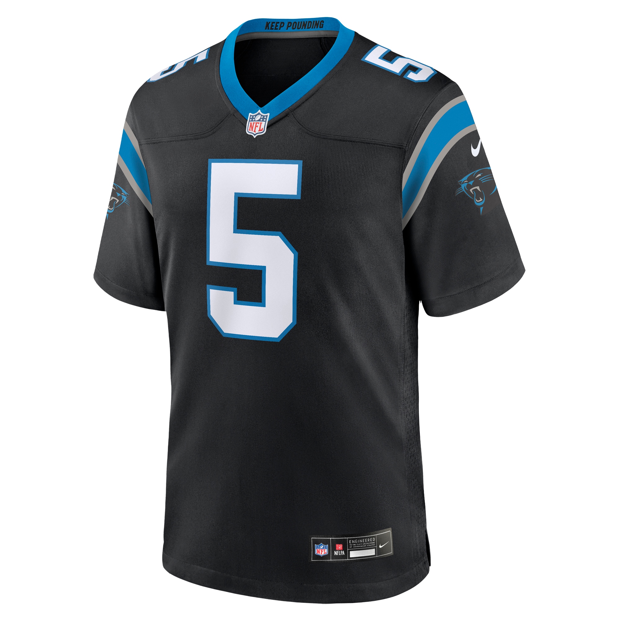 Alternative view of Laviska Shenault Jr. Carolina Panthers Game Jersey - Men's