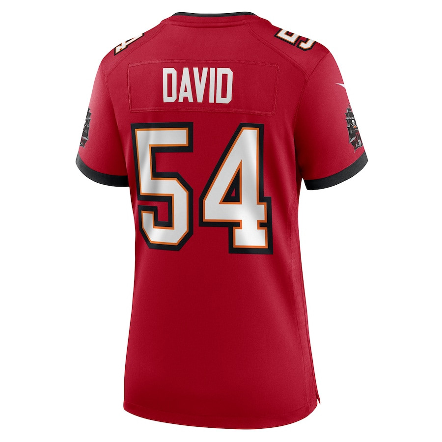 Lavonte David #54 Tampa Bay Buccaneers Game Jersey - Women's | Red - Image 3
