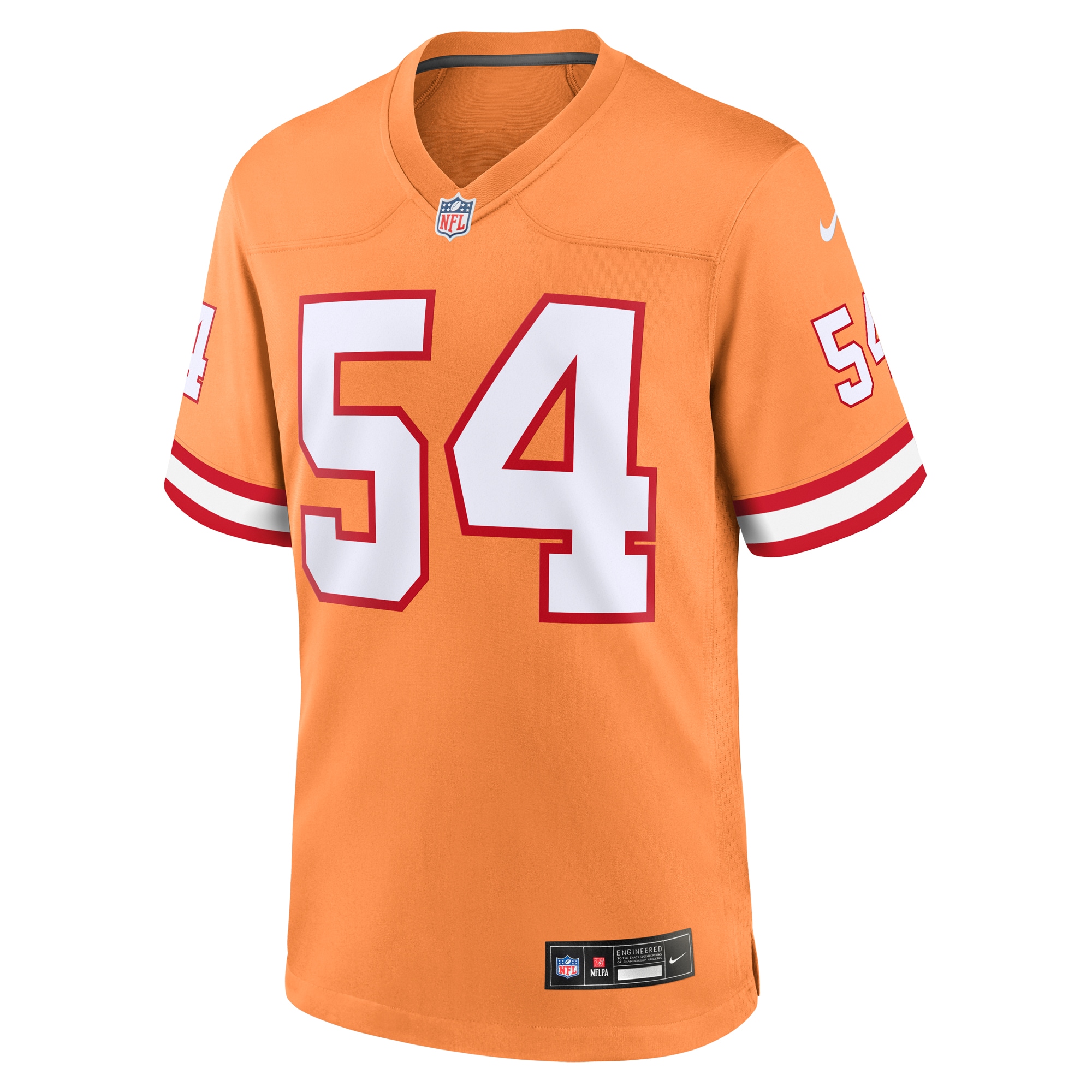 Alternative view of Lavonte David Tampa Bay Buccaneers Throwback Game Jersey - Men's