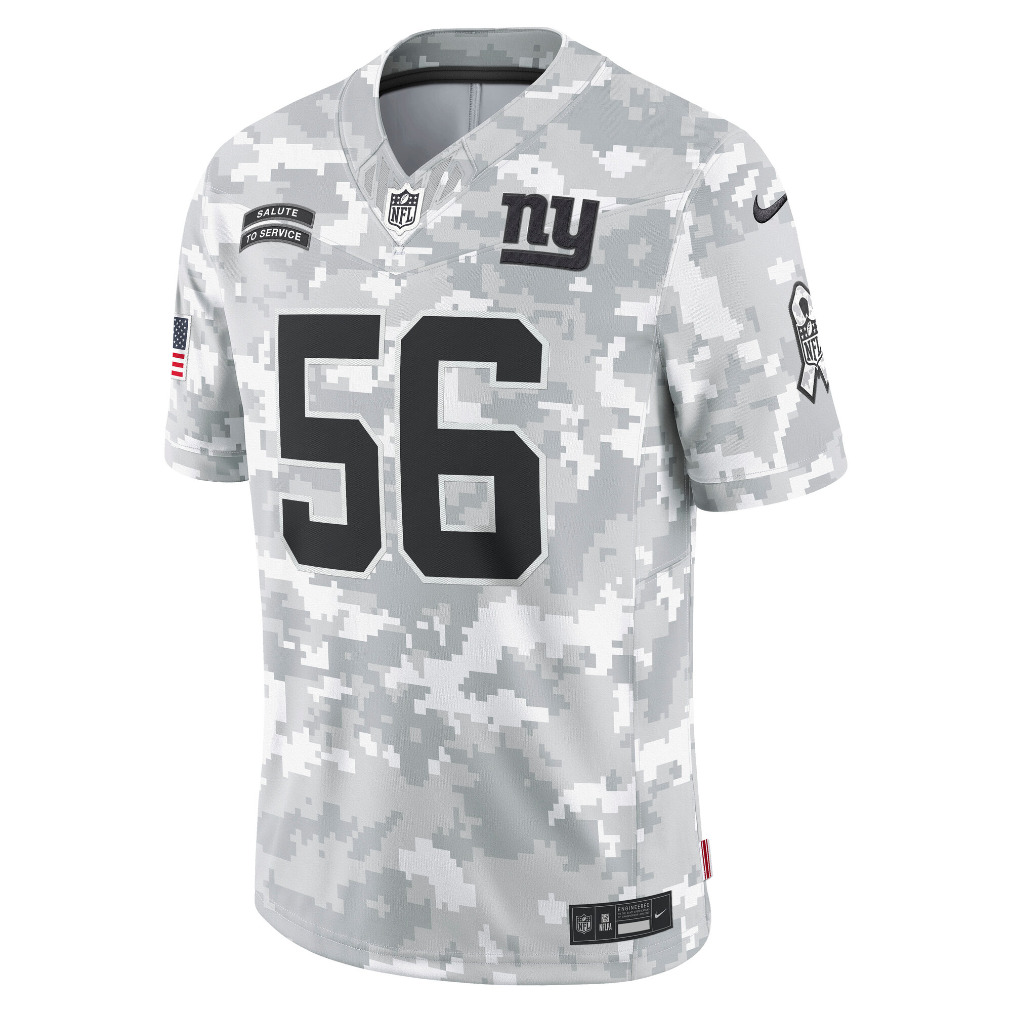 Alternative view of Lawrence Taylor New York Giants Salute To Service Limited Jersey - Men's