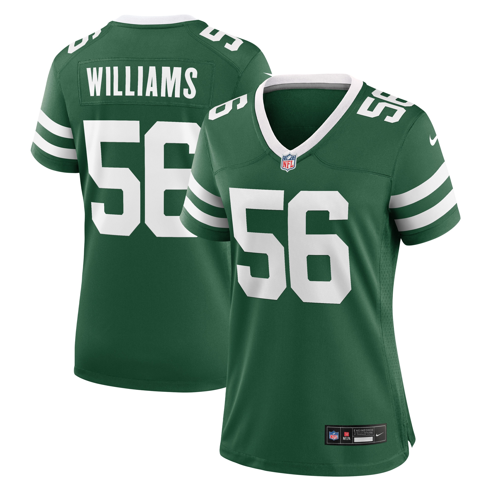 Legacy Quincy Williams New York Jets Game Jersey - Women's