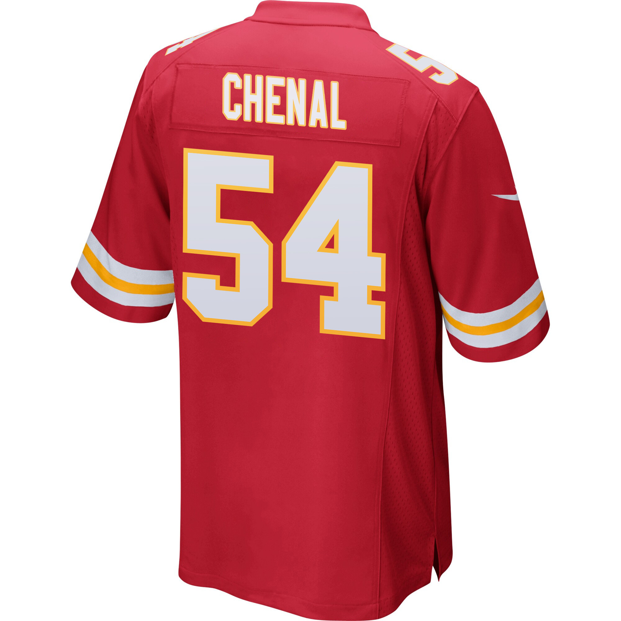 Leo Chenal #54 Kansas City Chiefs Super Bowl LVIII Champions 4X Game Jersey - Men's | Red - Image 3