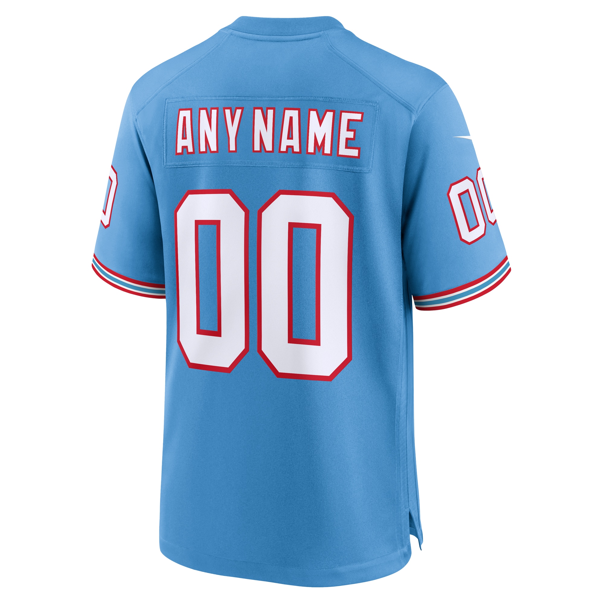Light Tennessee Titans Throwback Game Jersey - Men's - Image 3