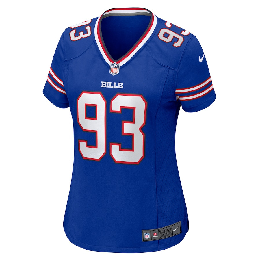 Linval Joseph #93 Buffalo Bills Game Jersey - Women's | Royal - Image 2