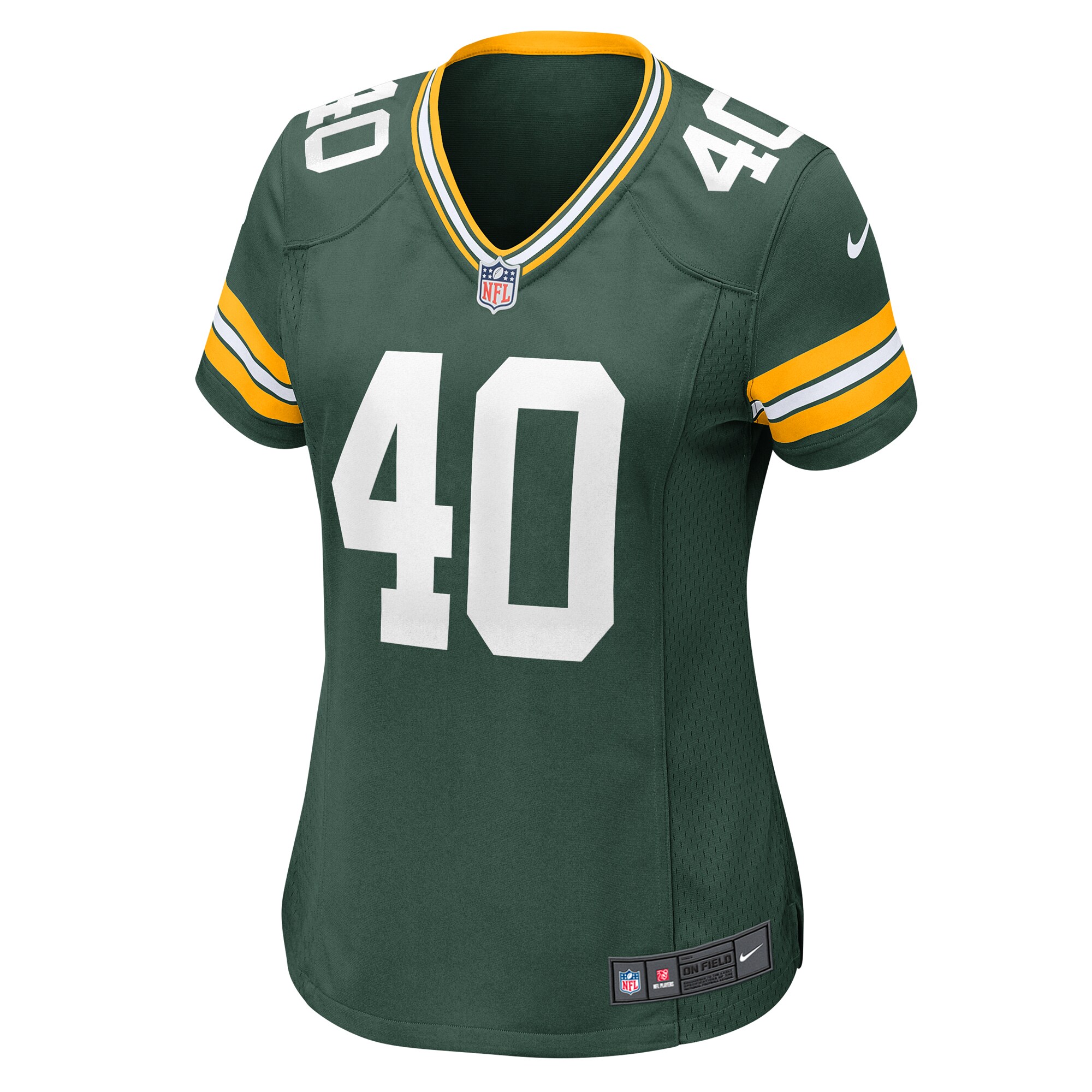 Alternative view of LJ Davis Green Bay Packers Game Jersey - Women's