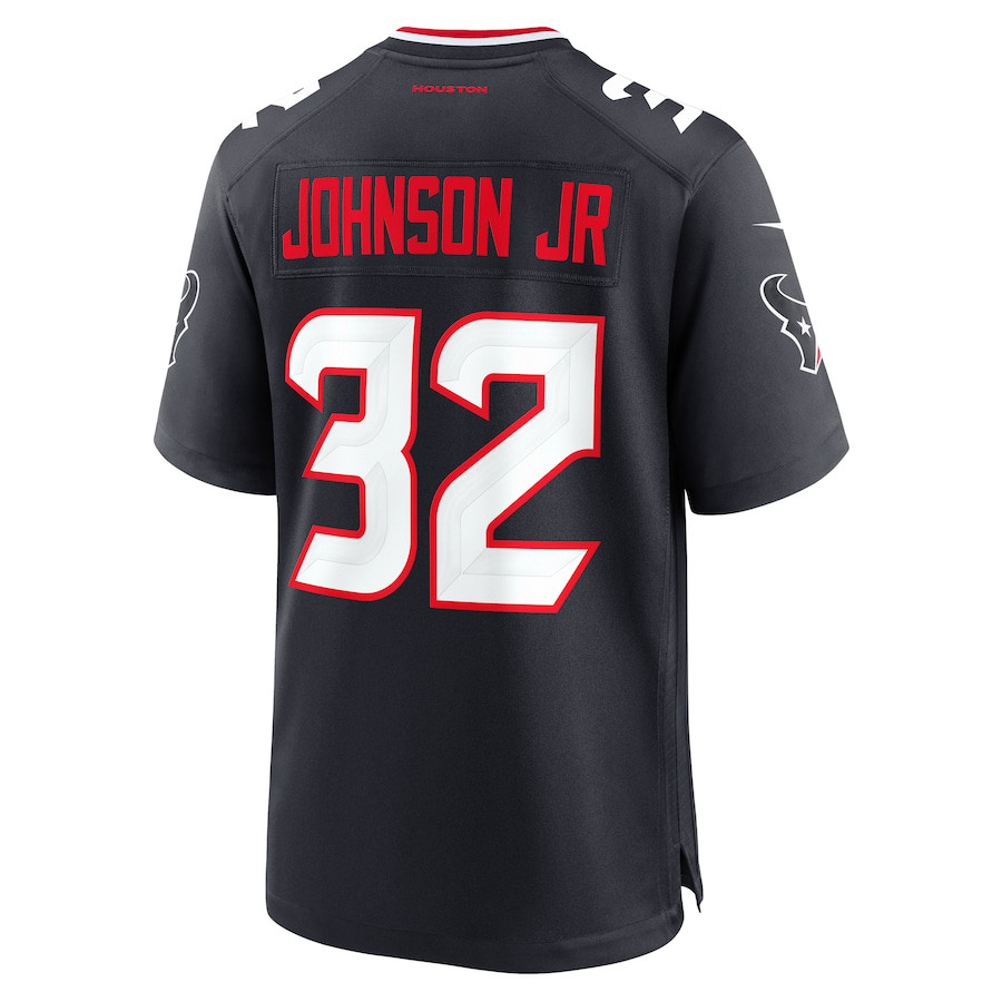 Lonnie Johnson Jr. #32 Houston Texans Game Jersey - Men's | Navy - Image 3