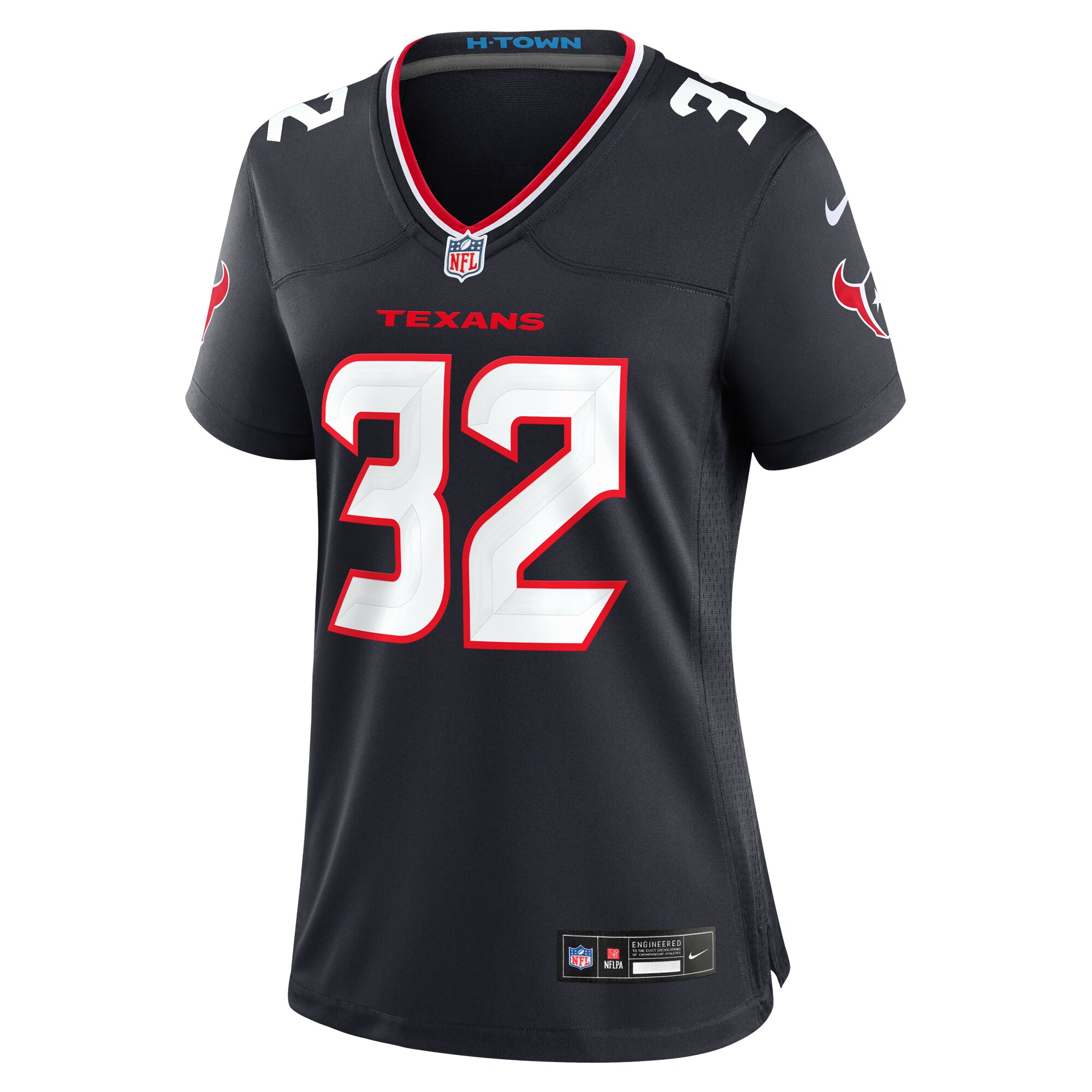Alternative view of Lonnie Johnson Jr. Houston Texans Game Jersey - Women's