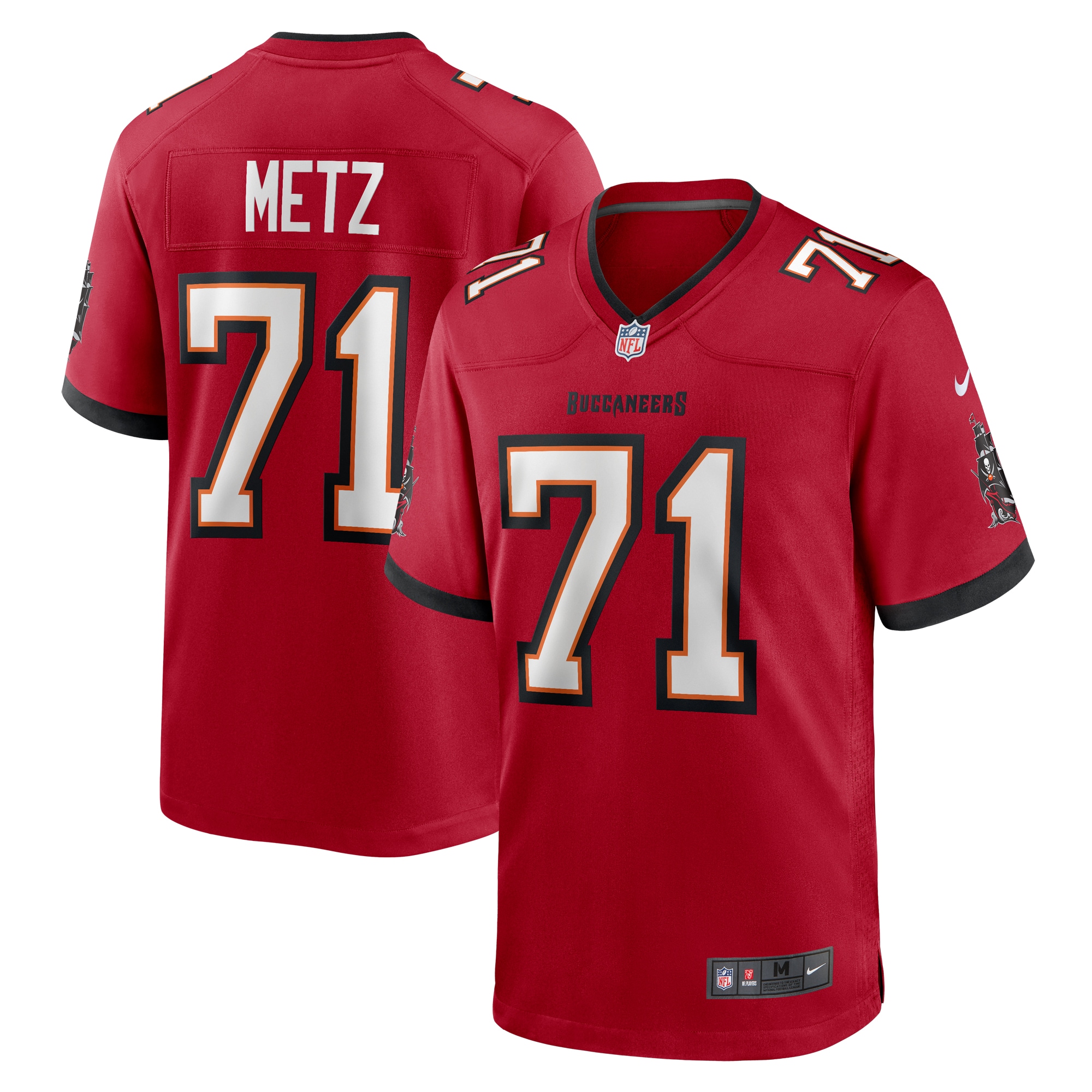 Lorenz Metz Tampa Bay Buccaneers Game Jersey - Men's