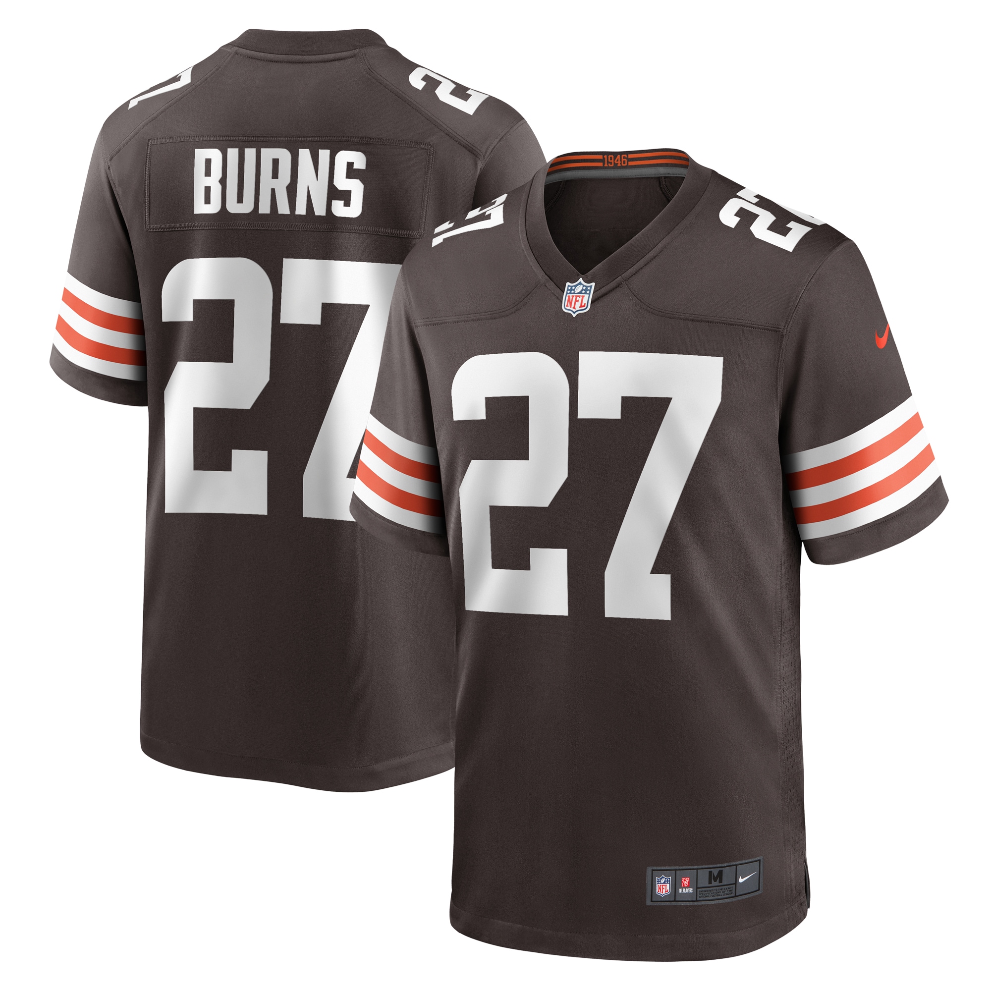 Lorenzo Burns Cleveland Browns Game Jersey - Men's