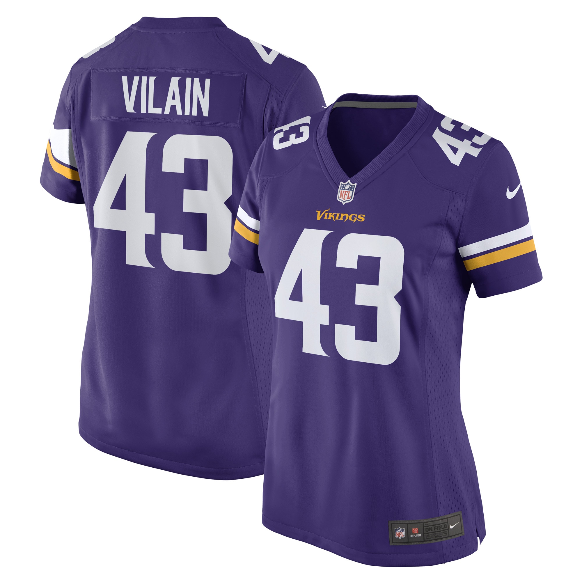 Luiji Vilain Minnesota Vikings Game Jersey - Women's
