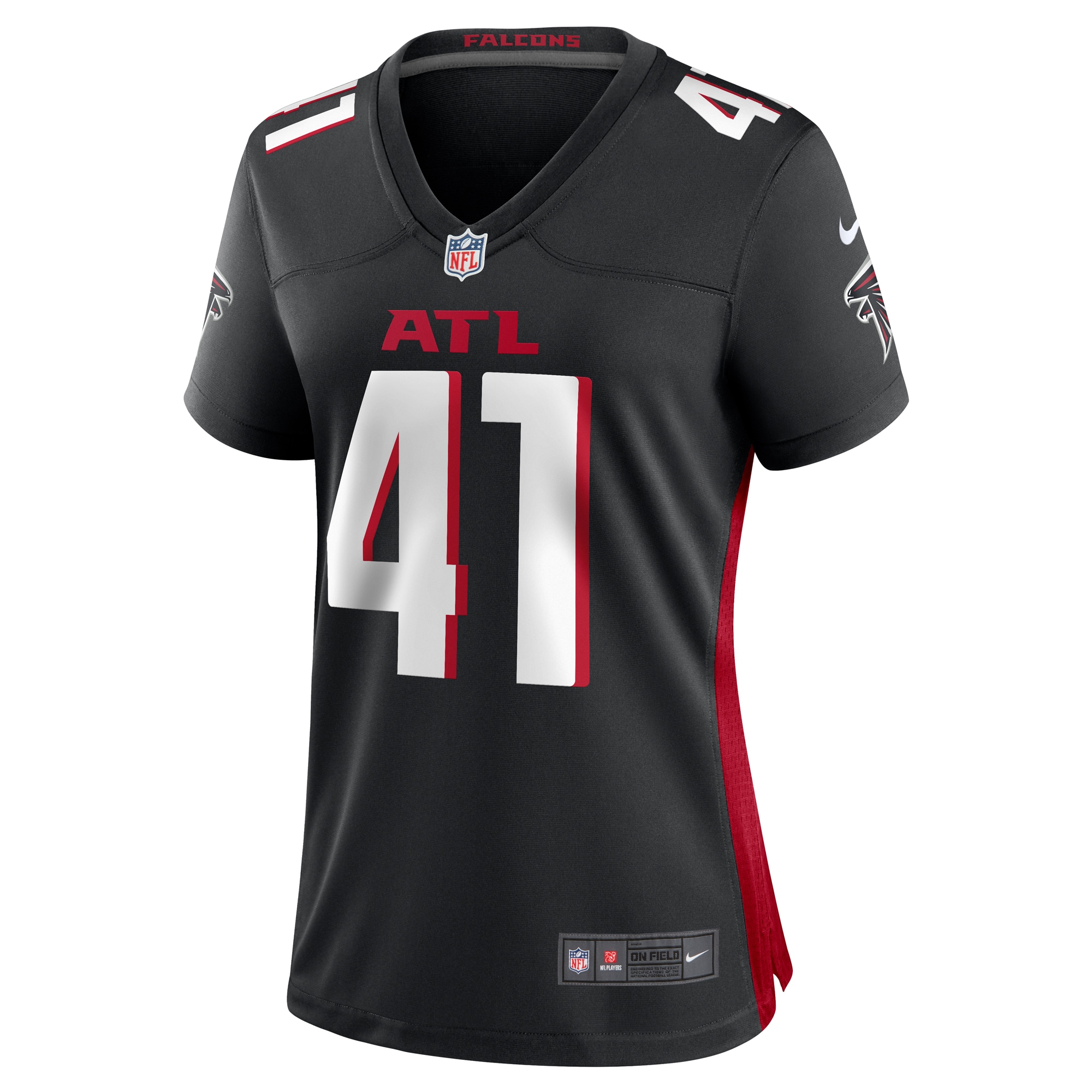 Alternative view of Lukas Denis Atlanta Falcons Game Jersey - Women's