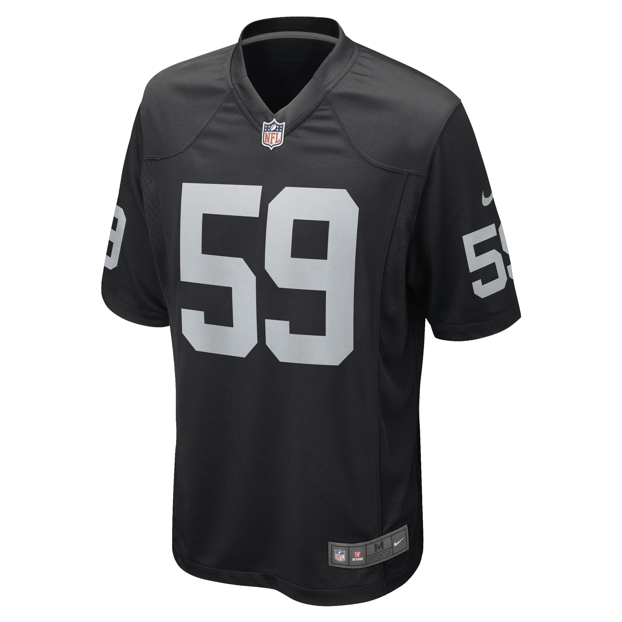 Alternative view of Luke Masterson Las Vegas Raiders Game Jersey - Men's