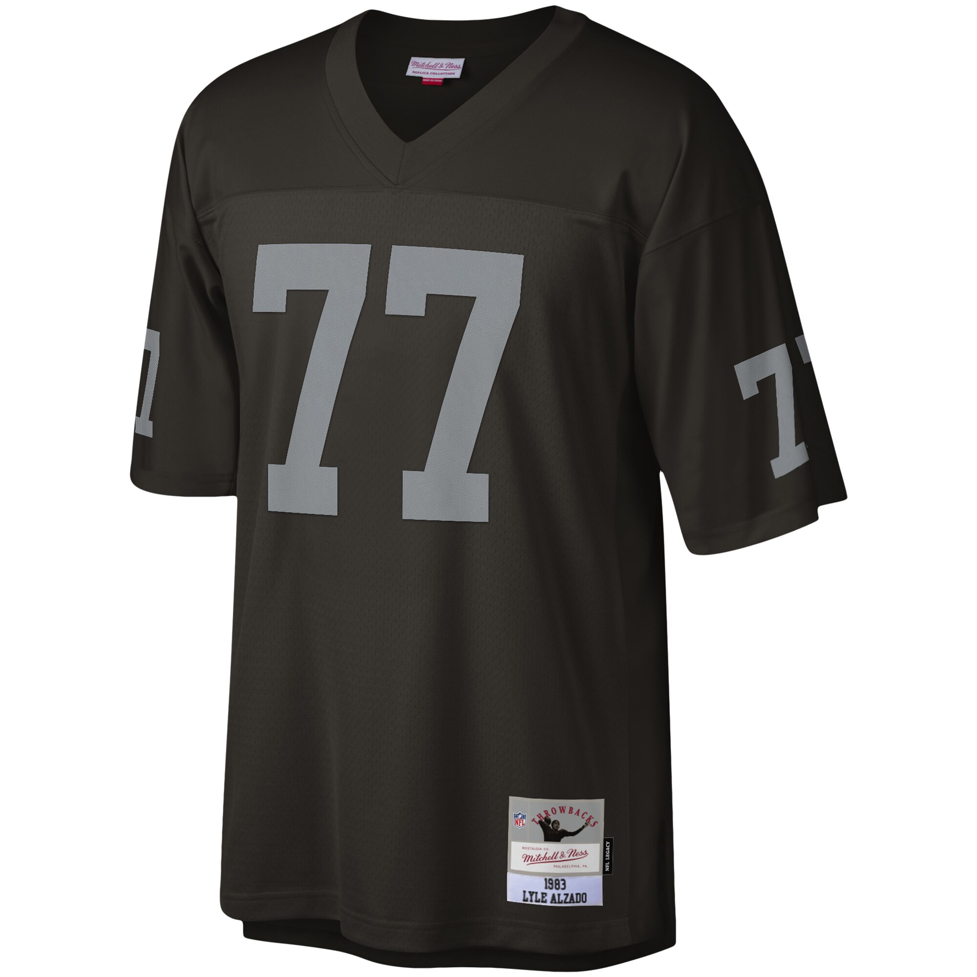 Alternative view of Lyle Alzado Mitchell & Ness Las Vegas Raiders Game Jersey - Men's